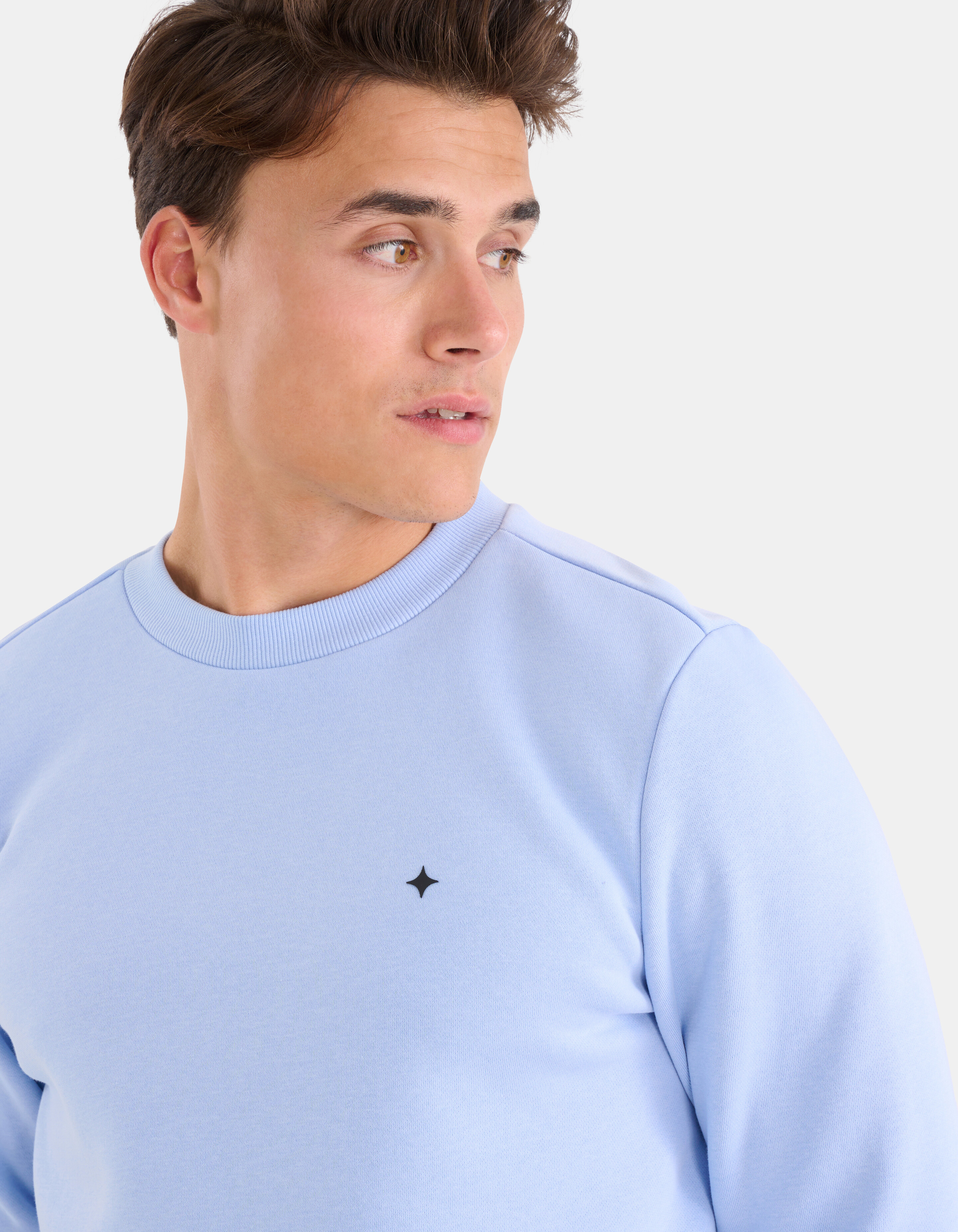 Sparkle Sweater Lichtblauw SHOEBY MEN