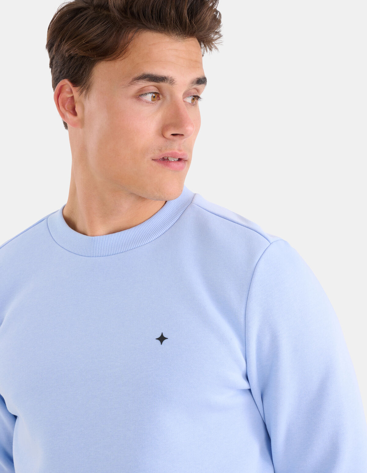 Sparkle Sweater Lichtblauw SHOEBY MEN