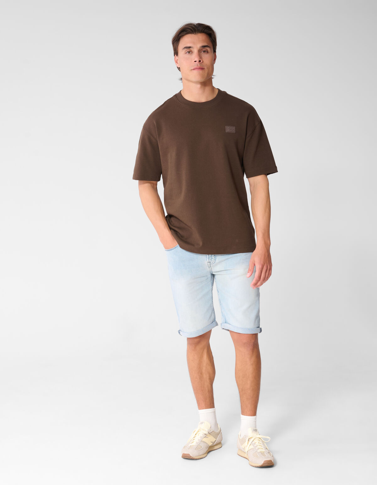 Jog Denim Short Bleached SHOEBY MEN