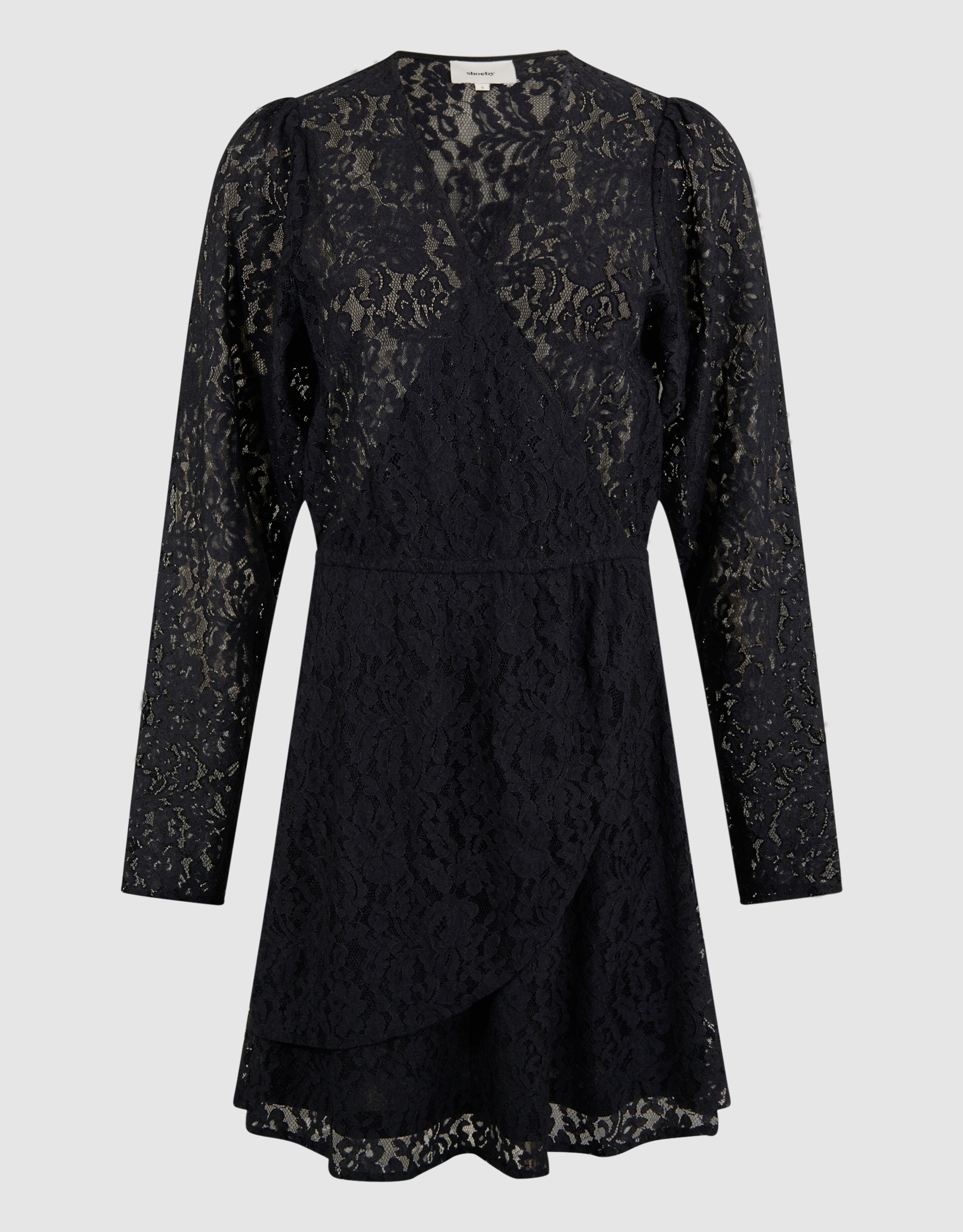 Kanten Mini Jurk Zwart SHOEBY WOMEN