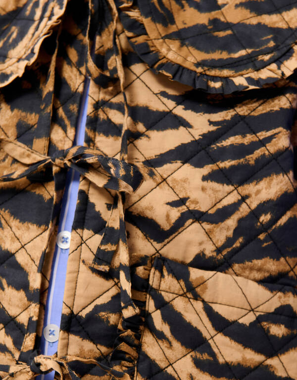 Collar Tijger Gilet Bruin SHOEBY GIRLS