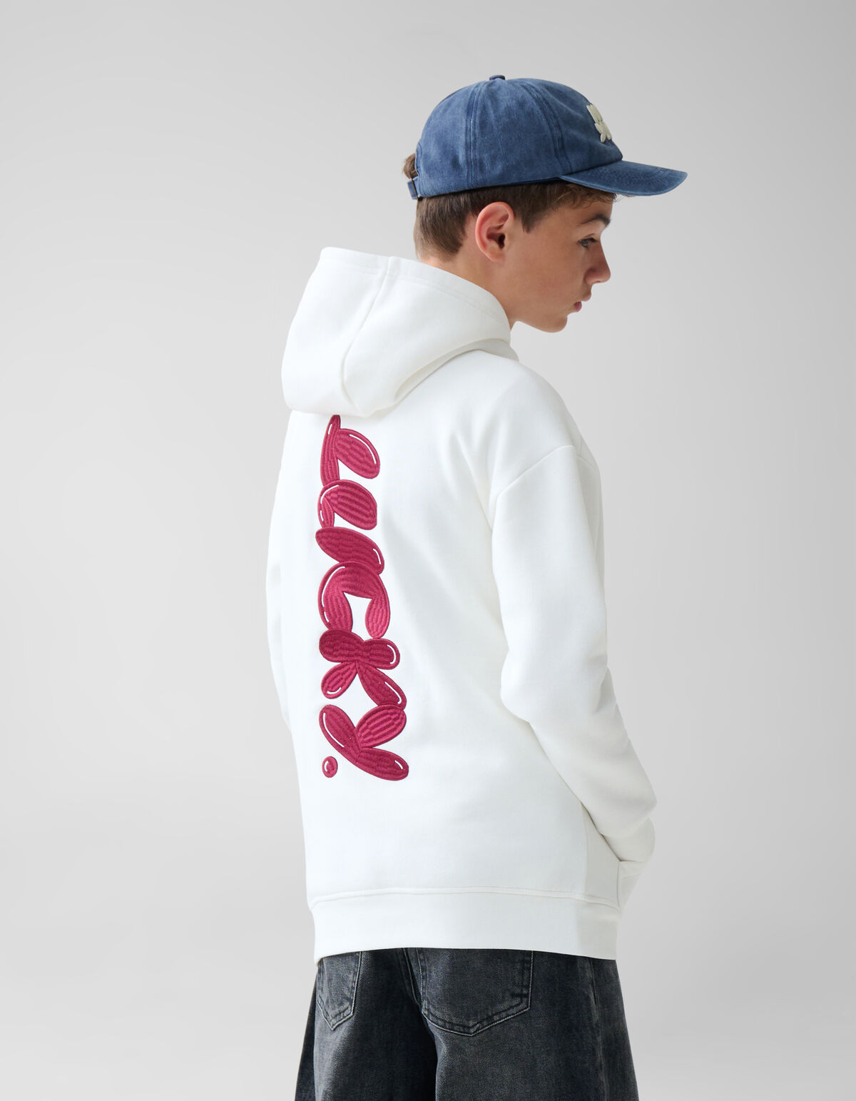 Artwork Hoodie Gebroken Wit SHOEBY BOYS