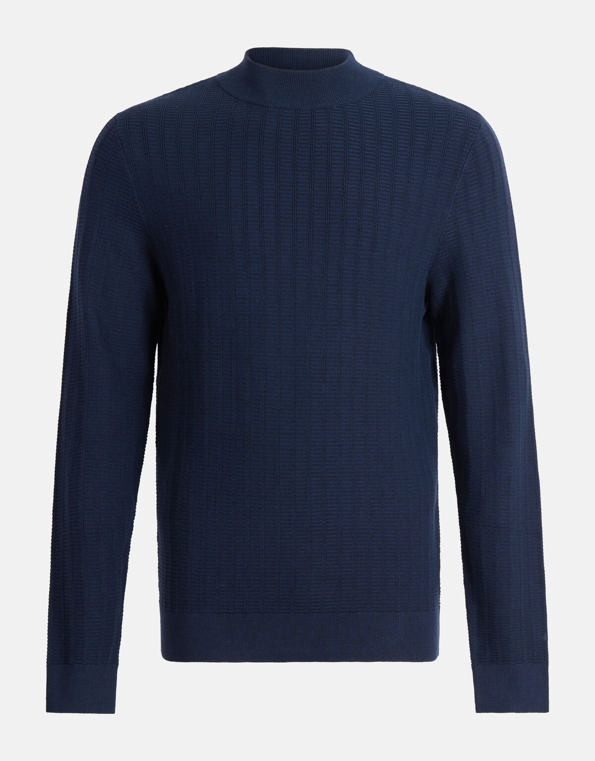 Structuur Trui Donkerblauw SHOEBY MEN