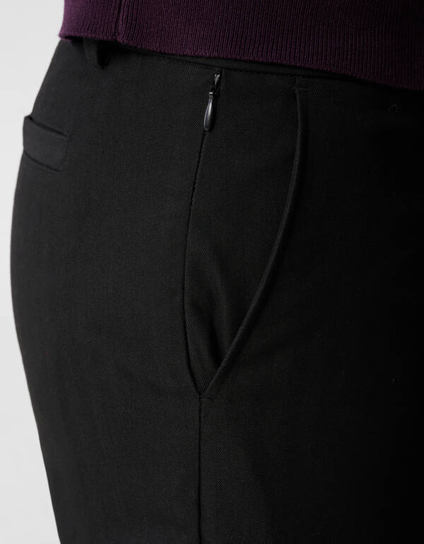 Straight Fit Broek Zwart SHOEBY MEN