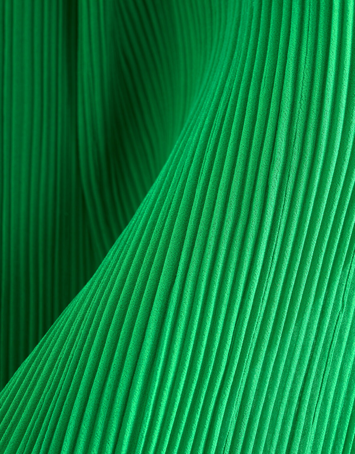 Plisse Jurk Groen SHOEBY WOMEN