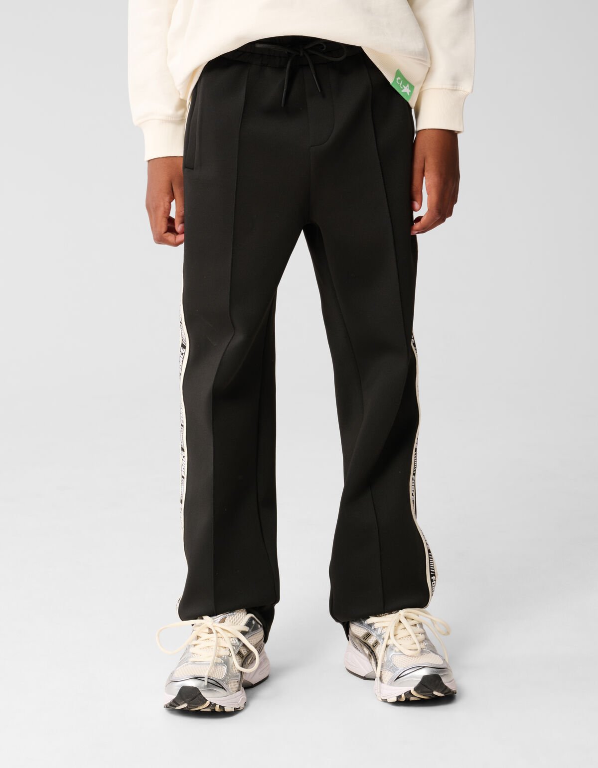 Sporty Tape Broek Zwart SHOEBY BOYS