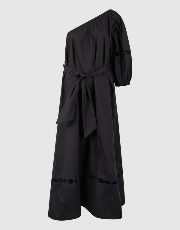 Tape Maxi Jurk Zwart SHOEBY WOMEN