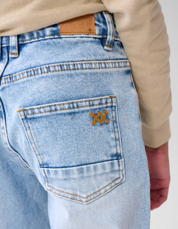 Tapered Fit Jeans Bleached SHOEBY BOYS