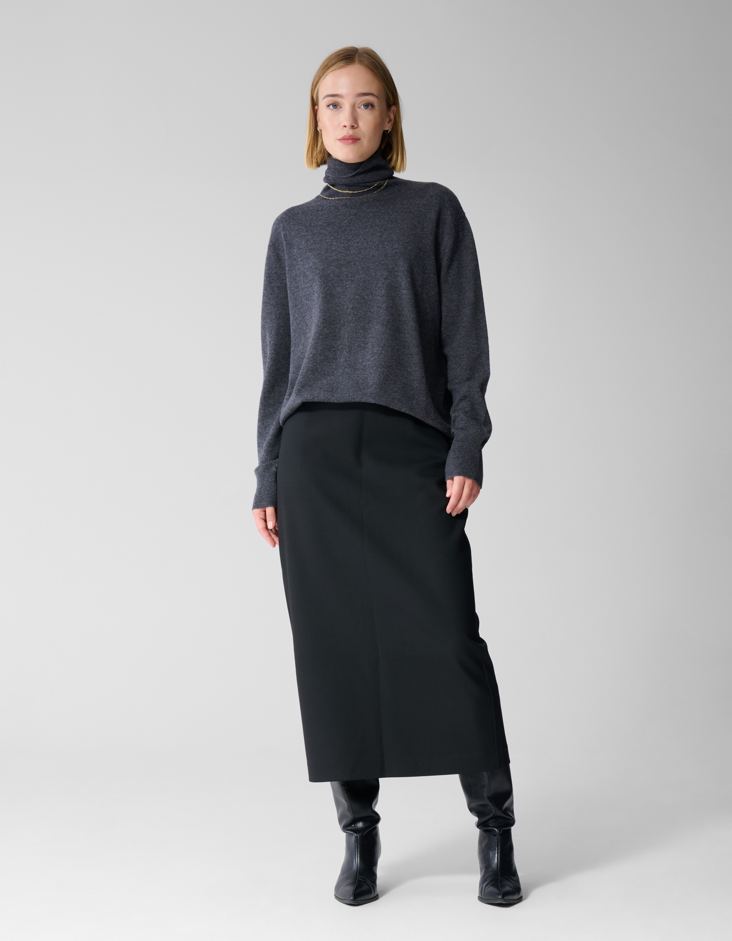 Pencil Maxi Rok Zwart By Lonneke SHOEBY WOMEN