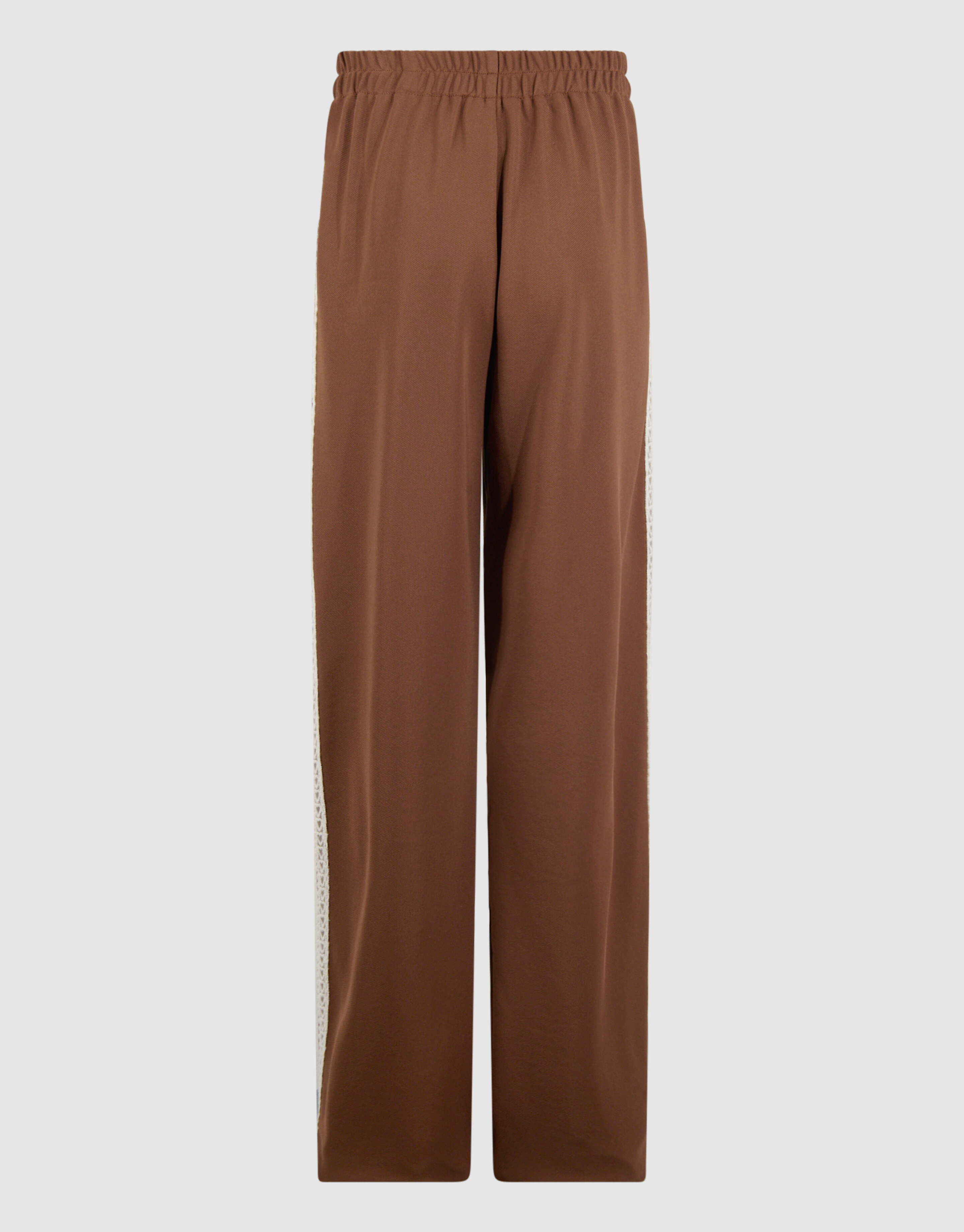 Sporty Wide Leg Fit Broek Bruin SHOEBY GIRLS