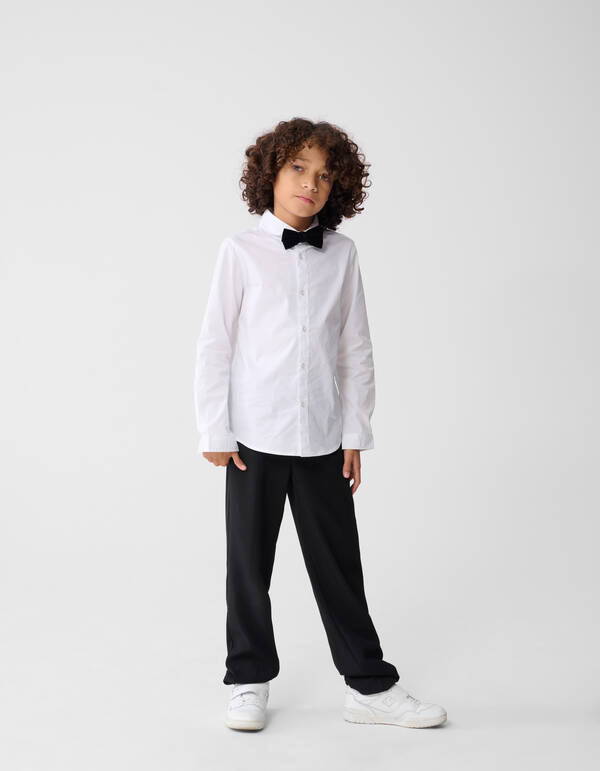 Basis Straight Fit Broek Zwart SHOEBY BOYS