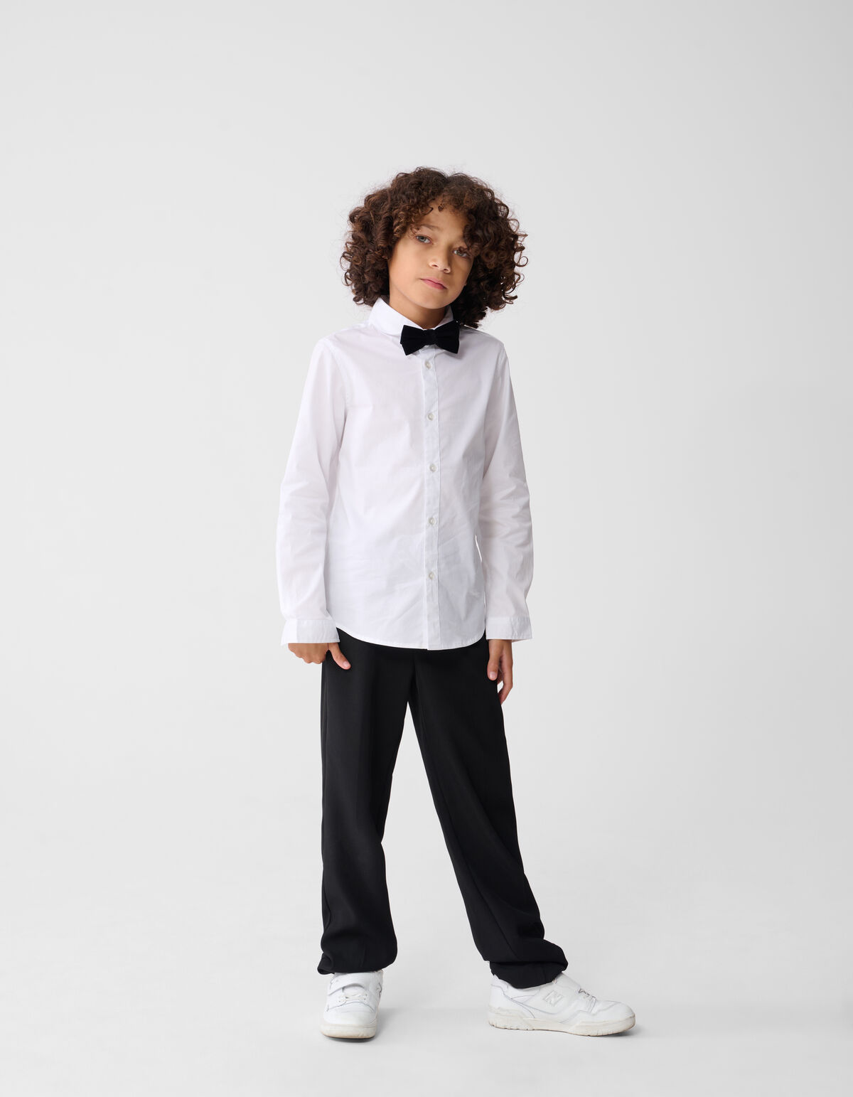 Basis Straight Fit Broek Zwart SHOEBY BOYS
