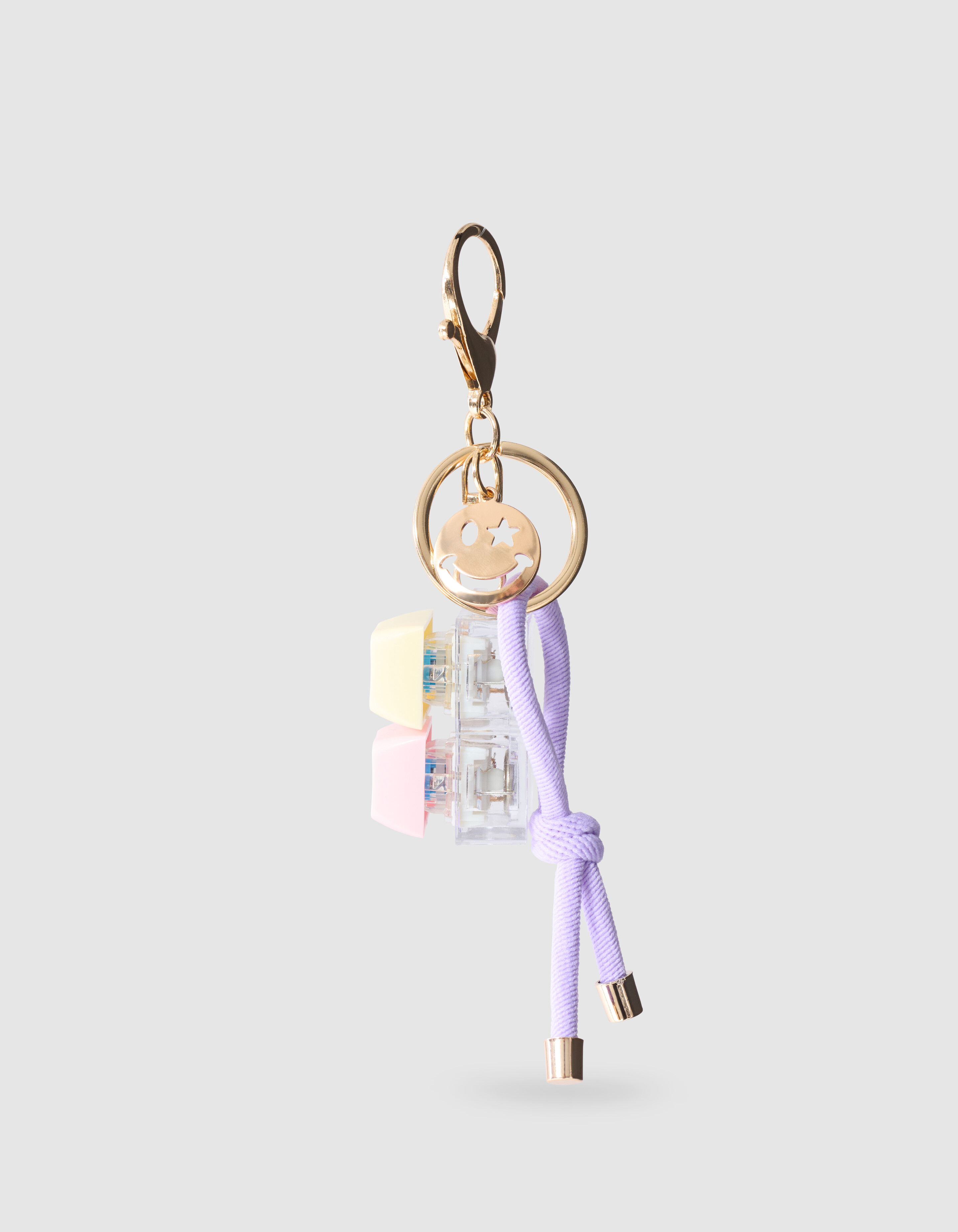 Smile Click Sleutelhanger Paars SHOEBY ACCESSOIRES