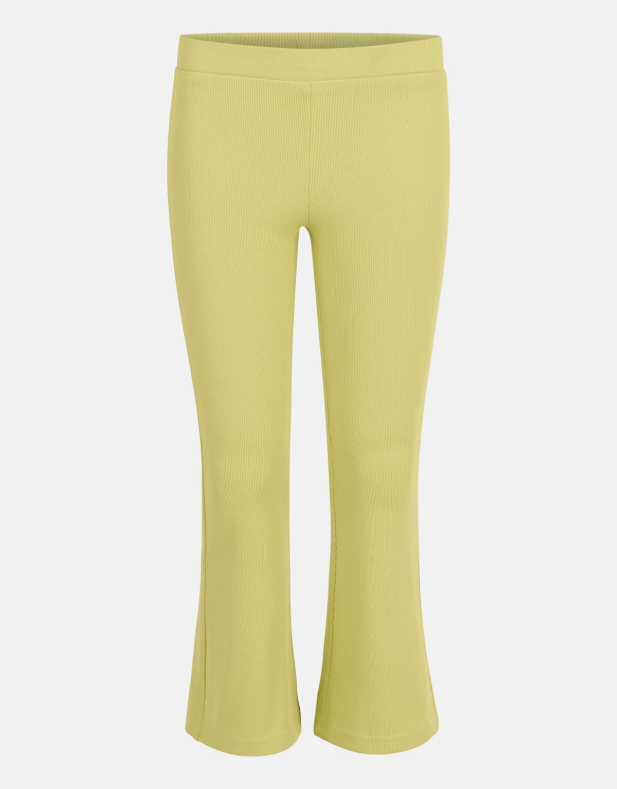 Rib Flared Legging Groen SHOEBY GIRLS