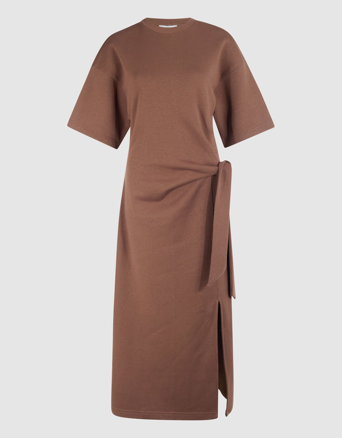 Sweat Maxi Jurk Bruin SHOEBY WOMEN