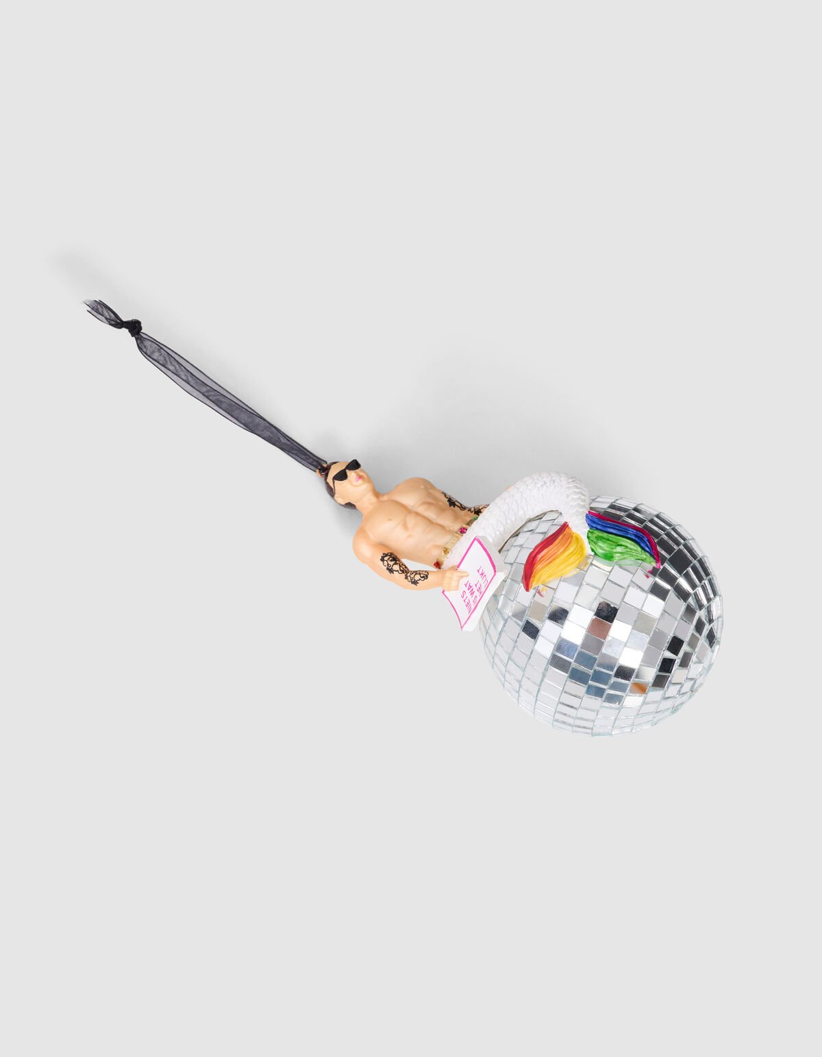 Merman Disco Kerstbal Zilver By Fred SHOEBY ACCESSOIRES