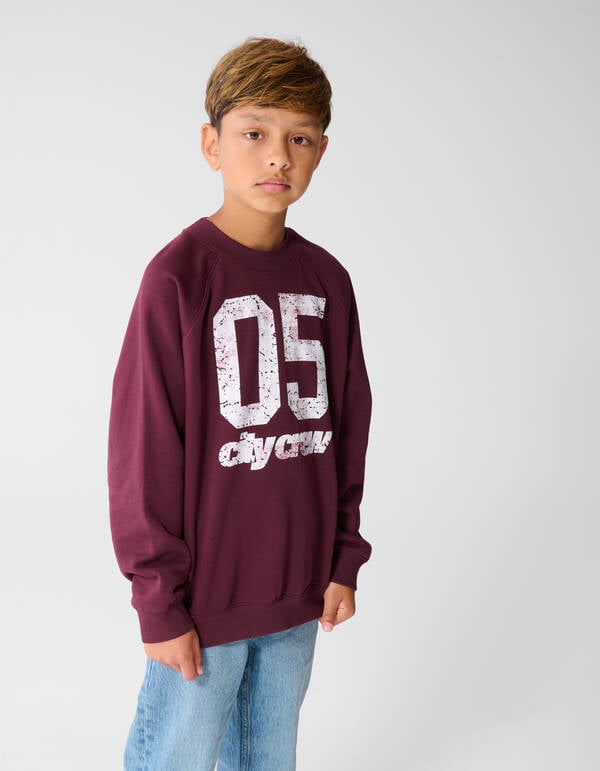 City Crew Sweater Donkerrood SHOEBY BOYS