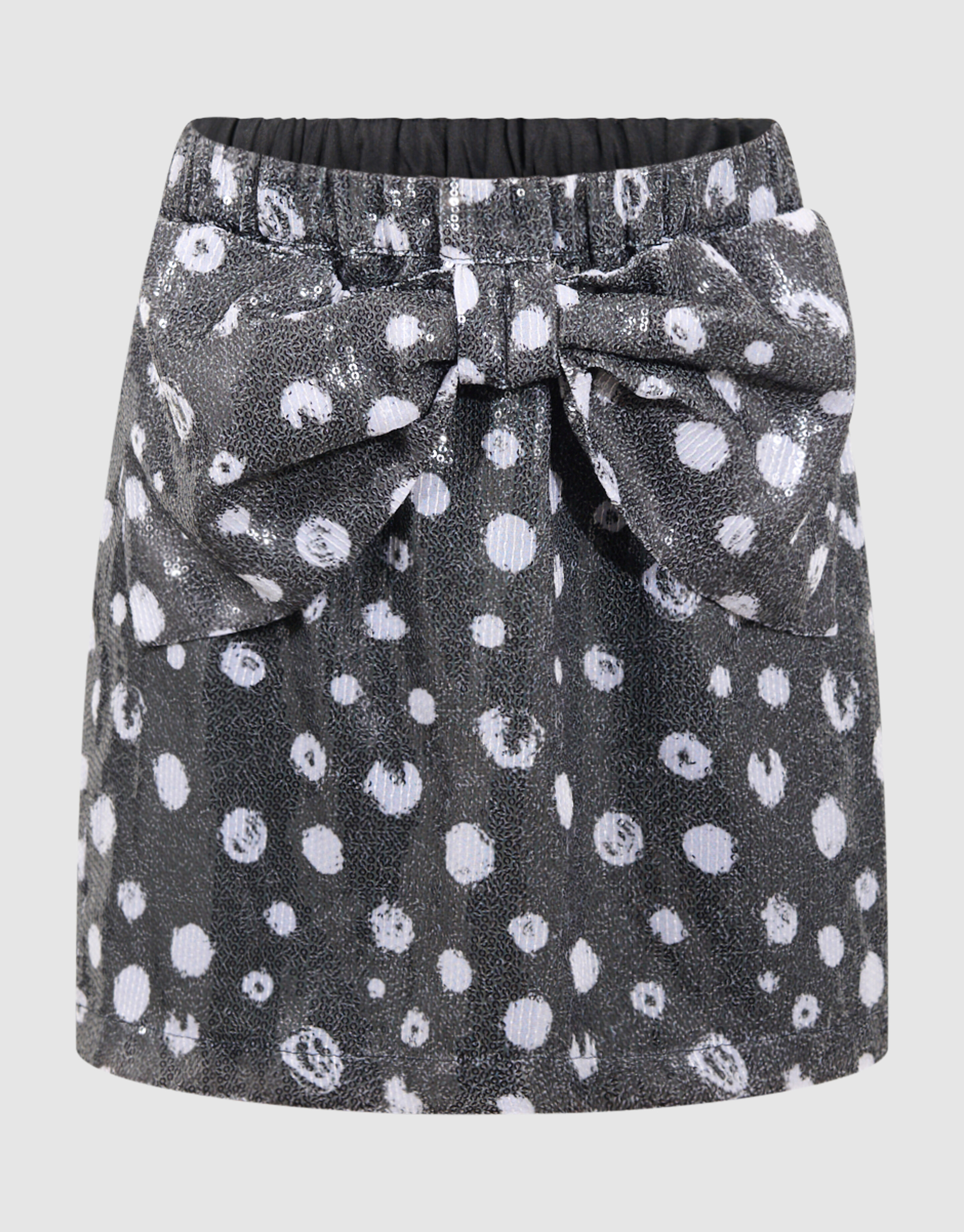 Polkadot Sequin Rok Zwart SHOEBY GIRLS