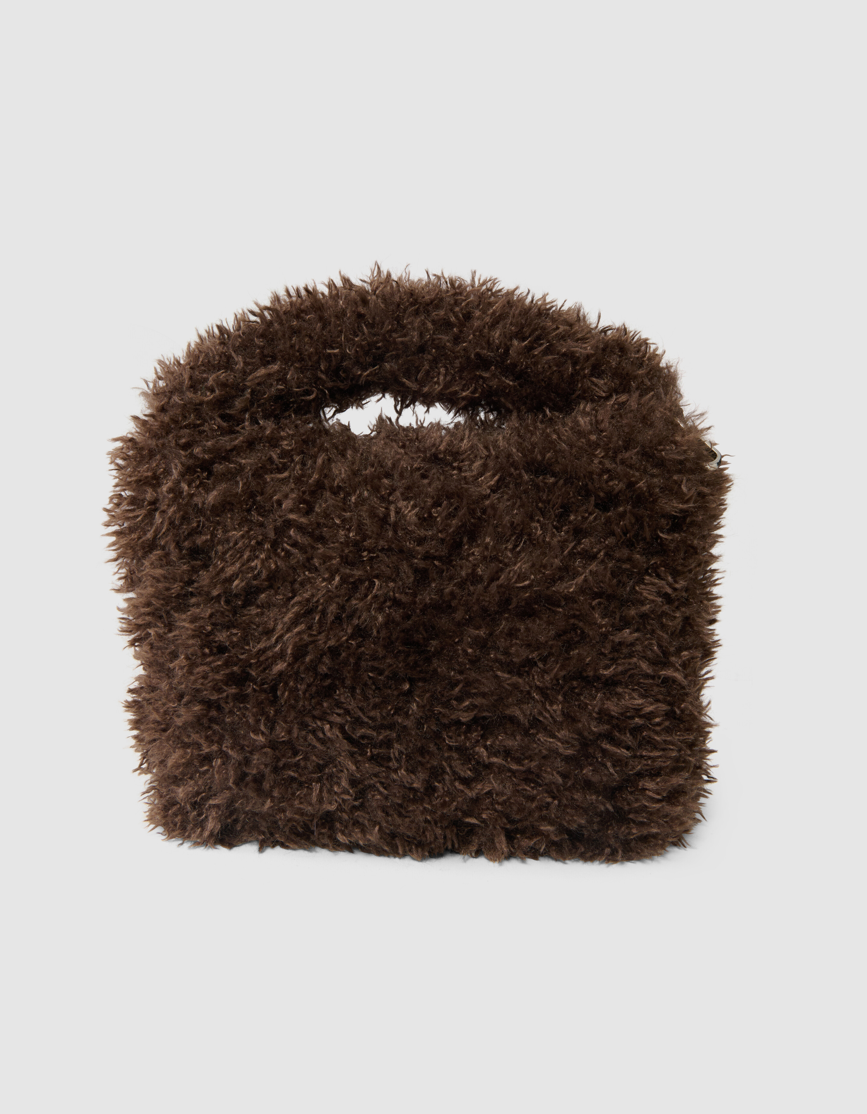 Fluffy Fur Tas Donkerbruin SHOEBY ACCESSOIRES