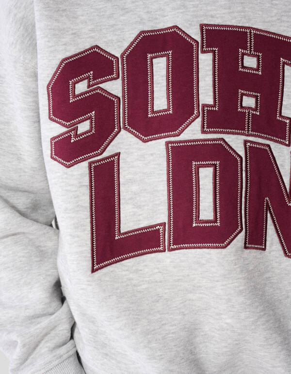 Soho Londen Sweater Lichtgrijs SHOEBY BOYS