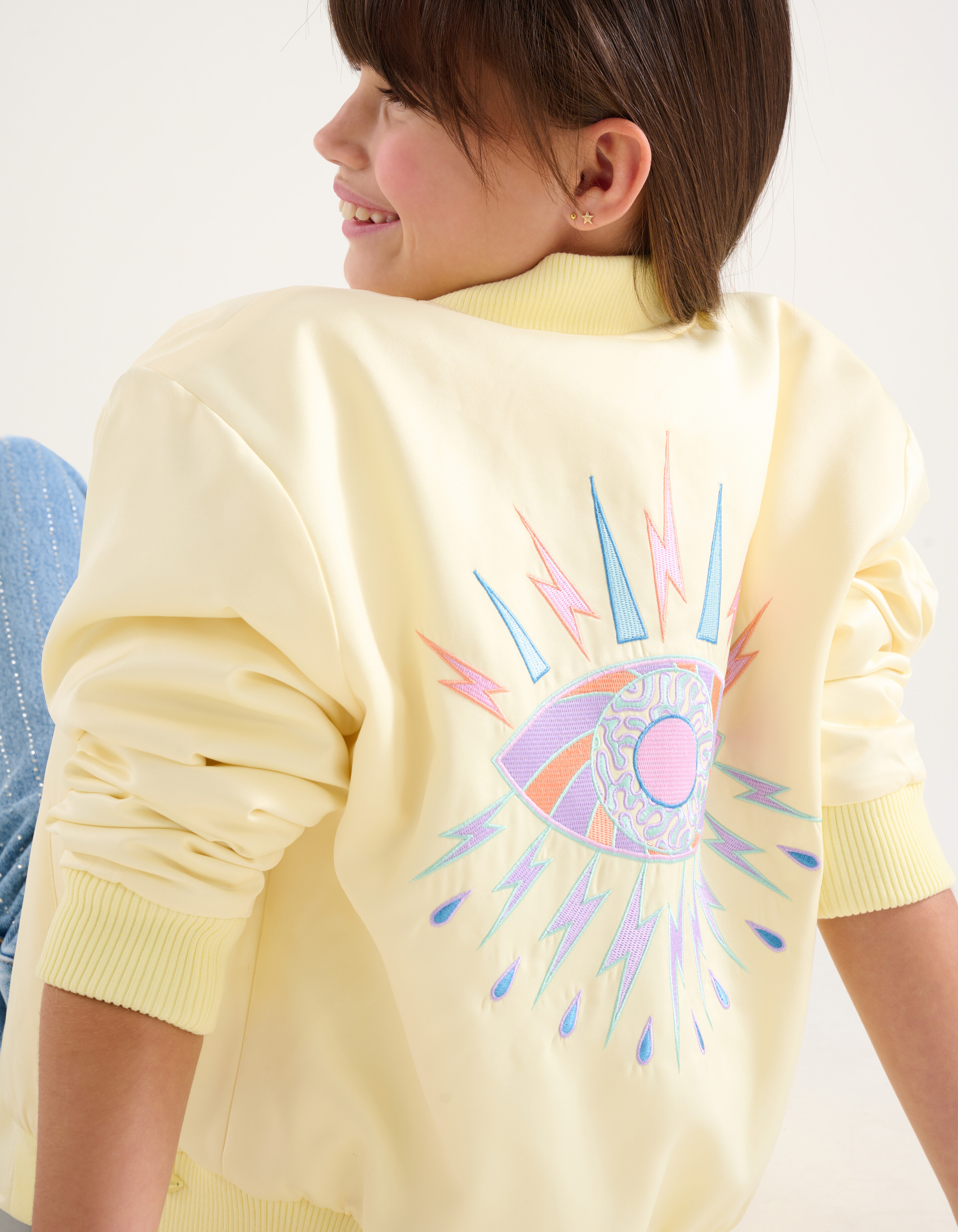 Bomber Jack Lichtgeel By Nicolette SHOEBY GIRLS
