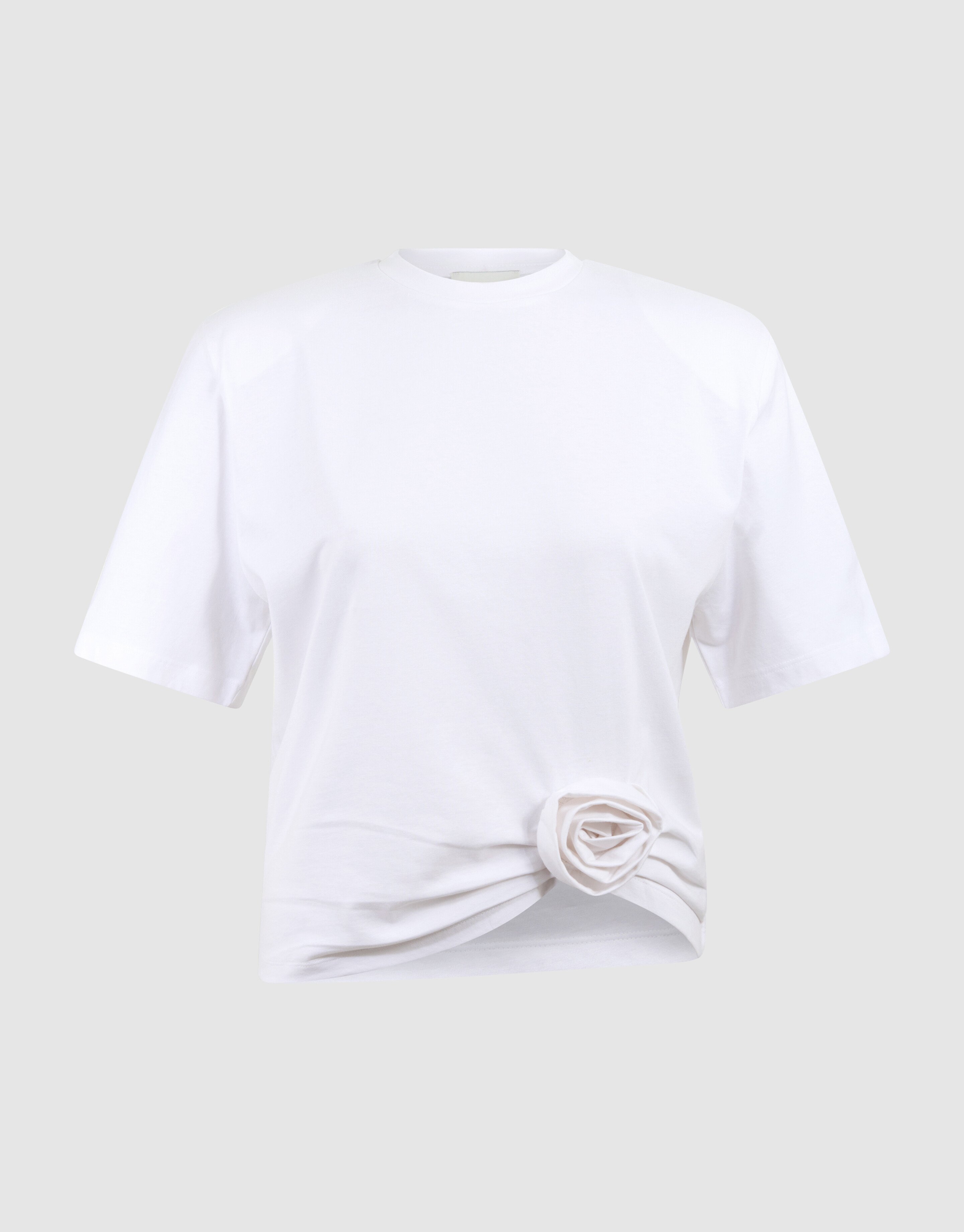 Flower T-shirt Wit SHOEBY WOMEN