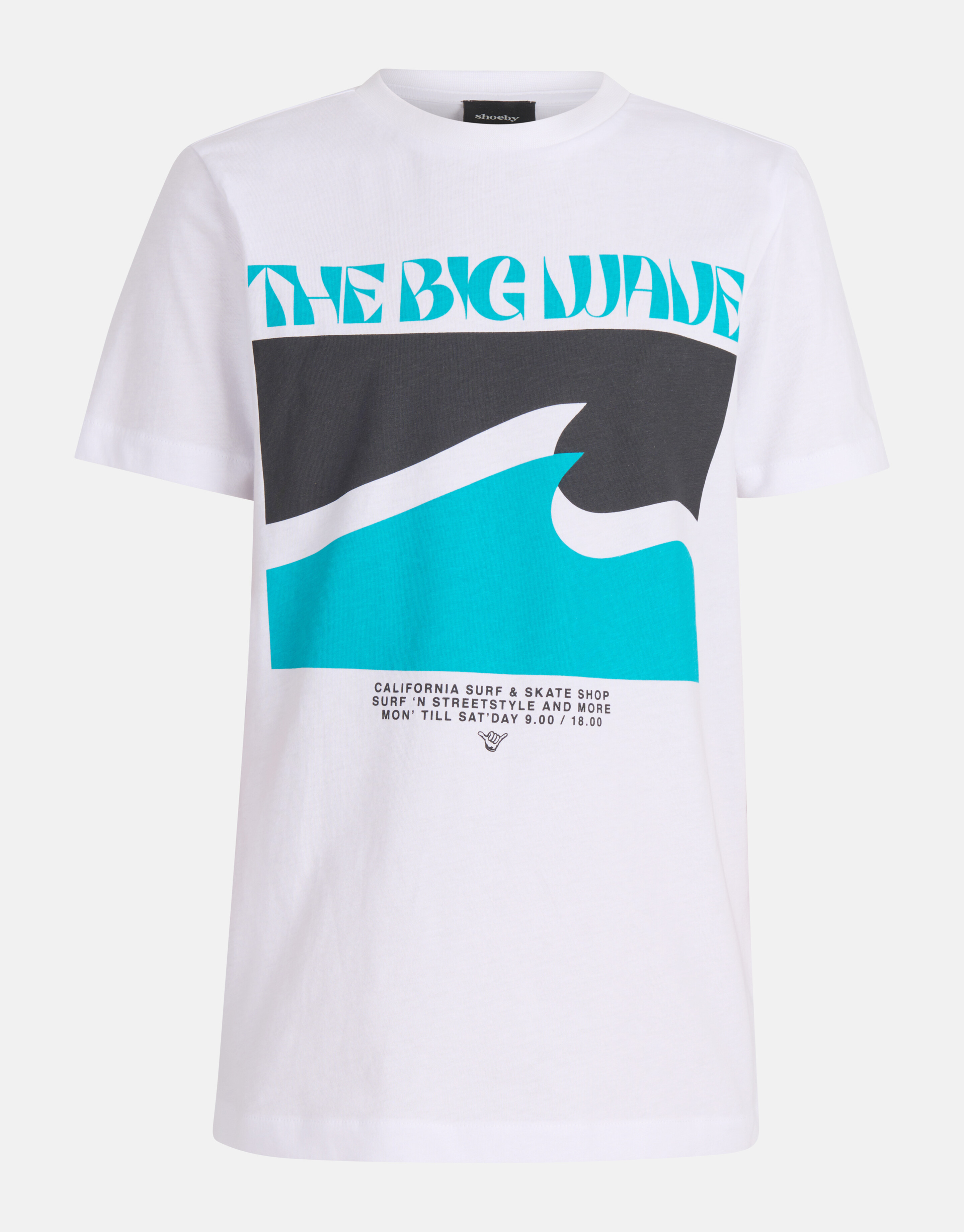 Print T-shirt Wit SHOEBY BOYS