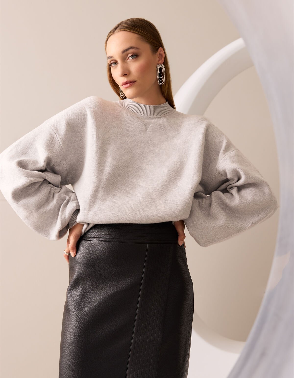 Soft Knit Trui Grijs By Mieke SHOEBY WOMEN
