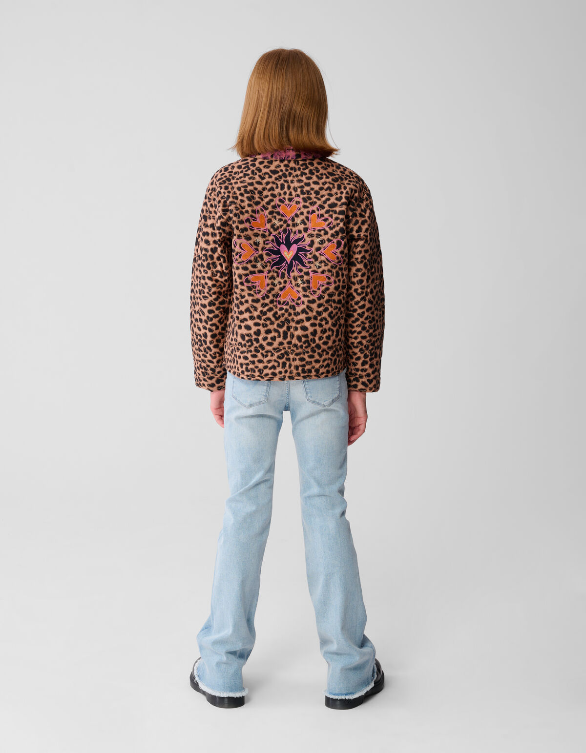 Leopard Stitched Jack Bruin SHOEBY GIRLS