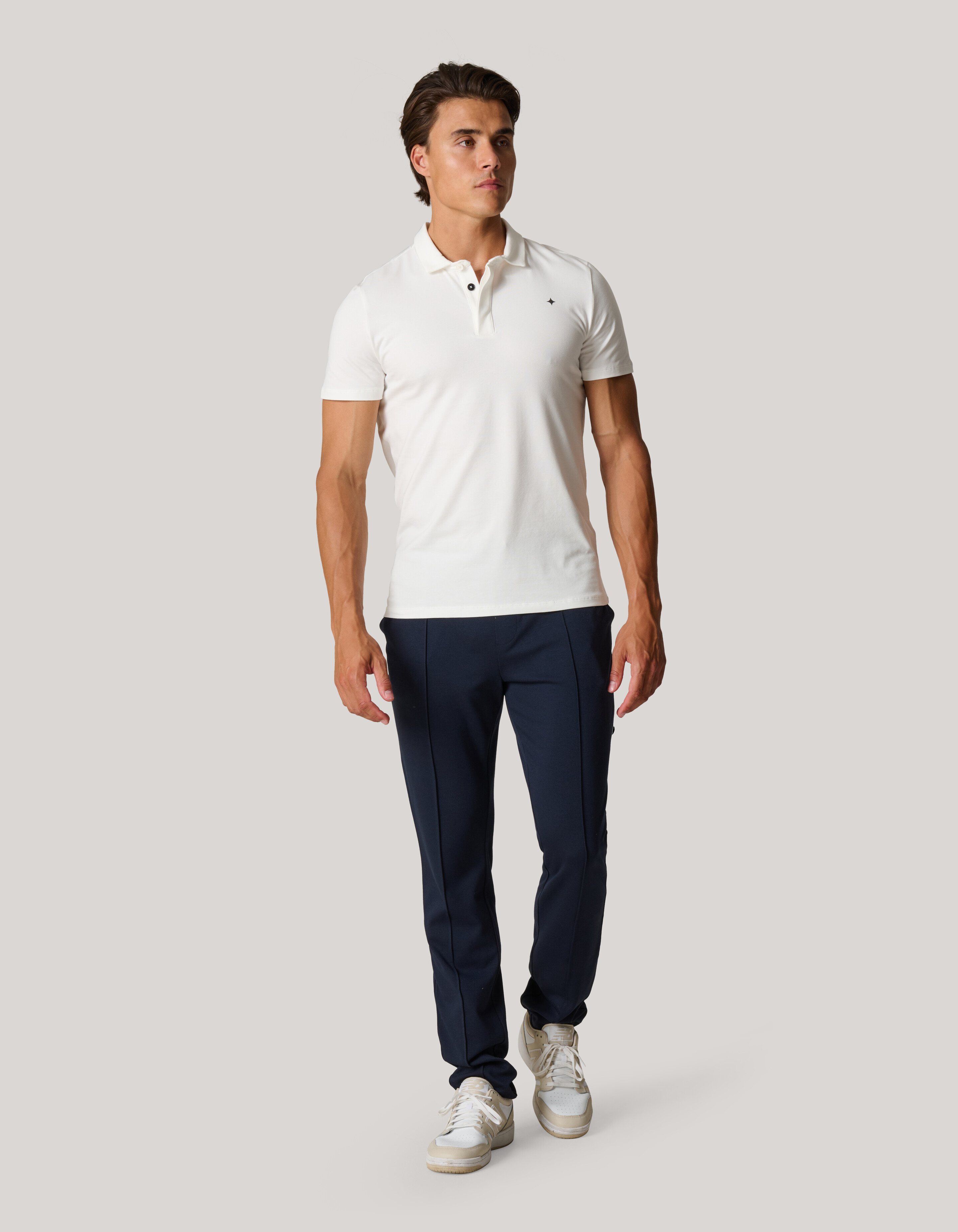 Jersey Polo Wit SHOEBY MEN