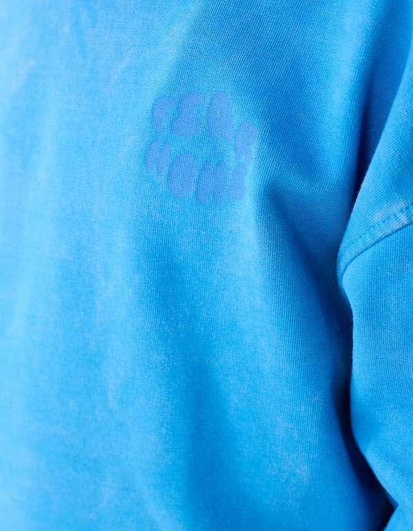 Fear None Artwork Sweater Blauw SHOEBY BOYS