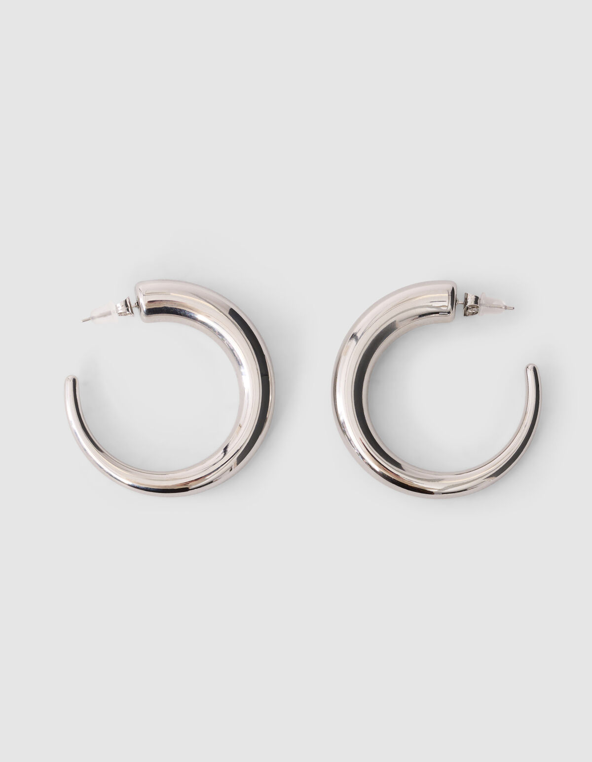 Big Hoop Oorbellen Zilver SHOEBY ACCESSOIRES