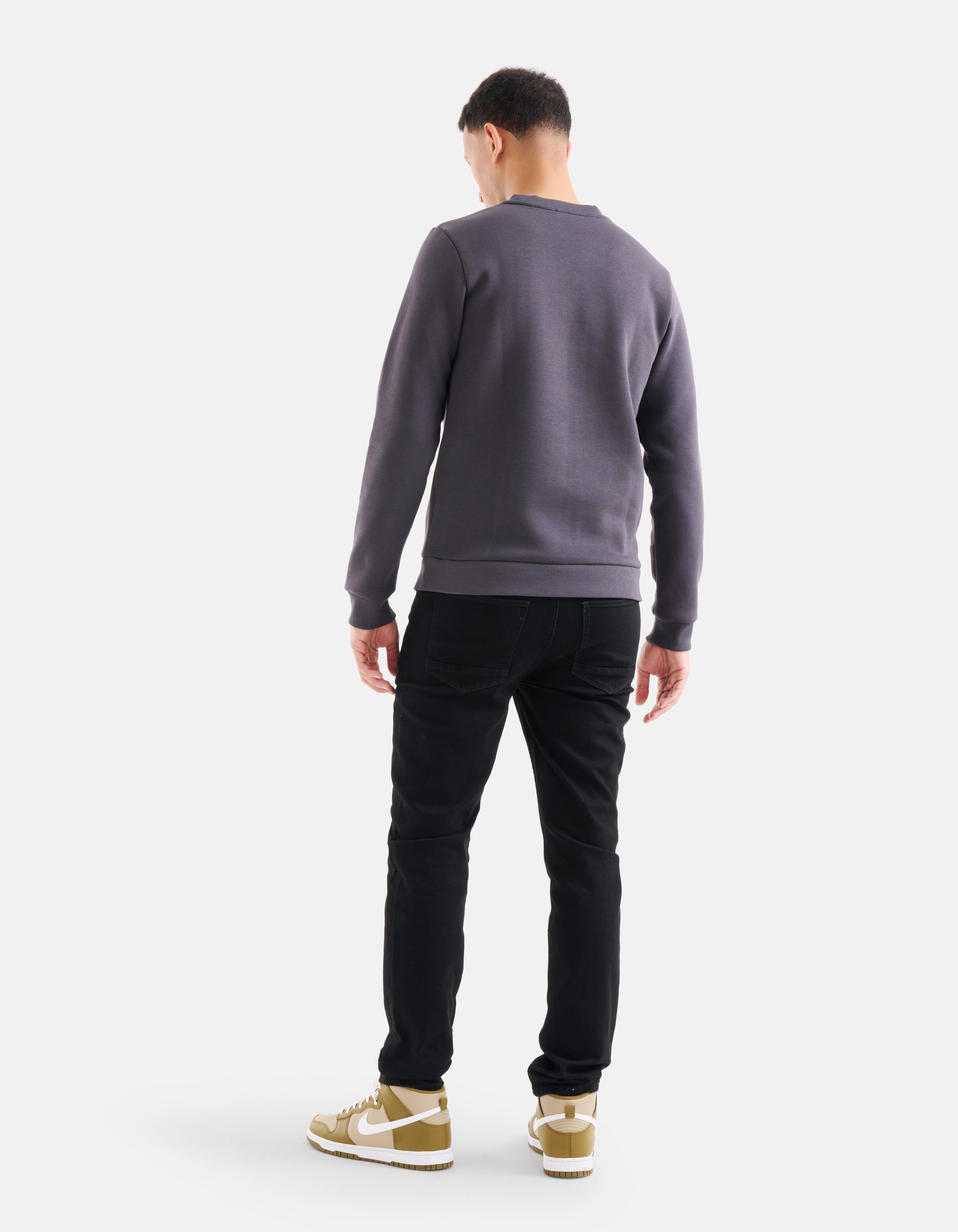 Slim Fit Jeans Zwart L32 SHOEBY MEN