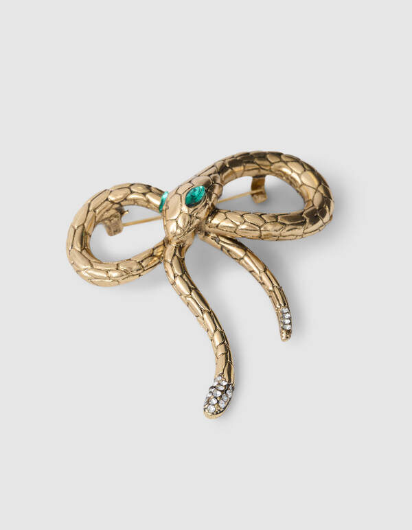 Slang Strik Broche Goud SHOEBY ACCESSOIRES