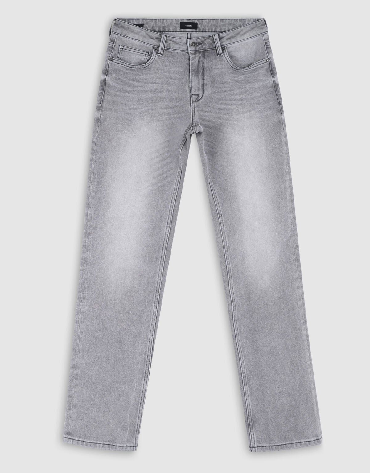 Straight Fit Jeans Grijs L32 SHOEBY MEN