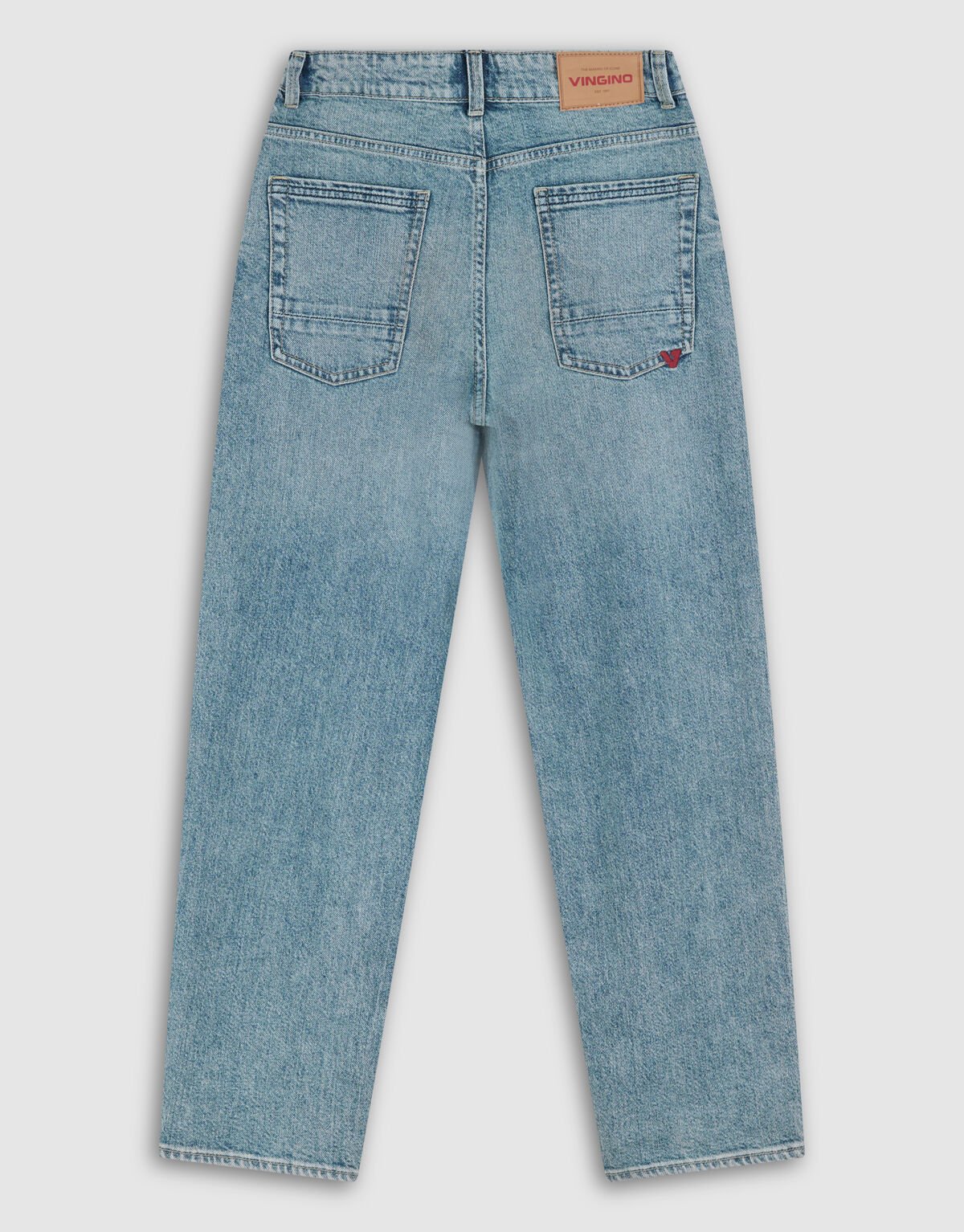 Embleem Relaxed Fit Jeans Blauw Shoeby X Vingino SHOEBY BOYS