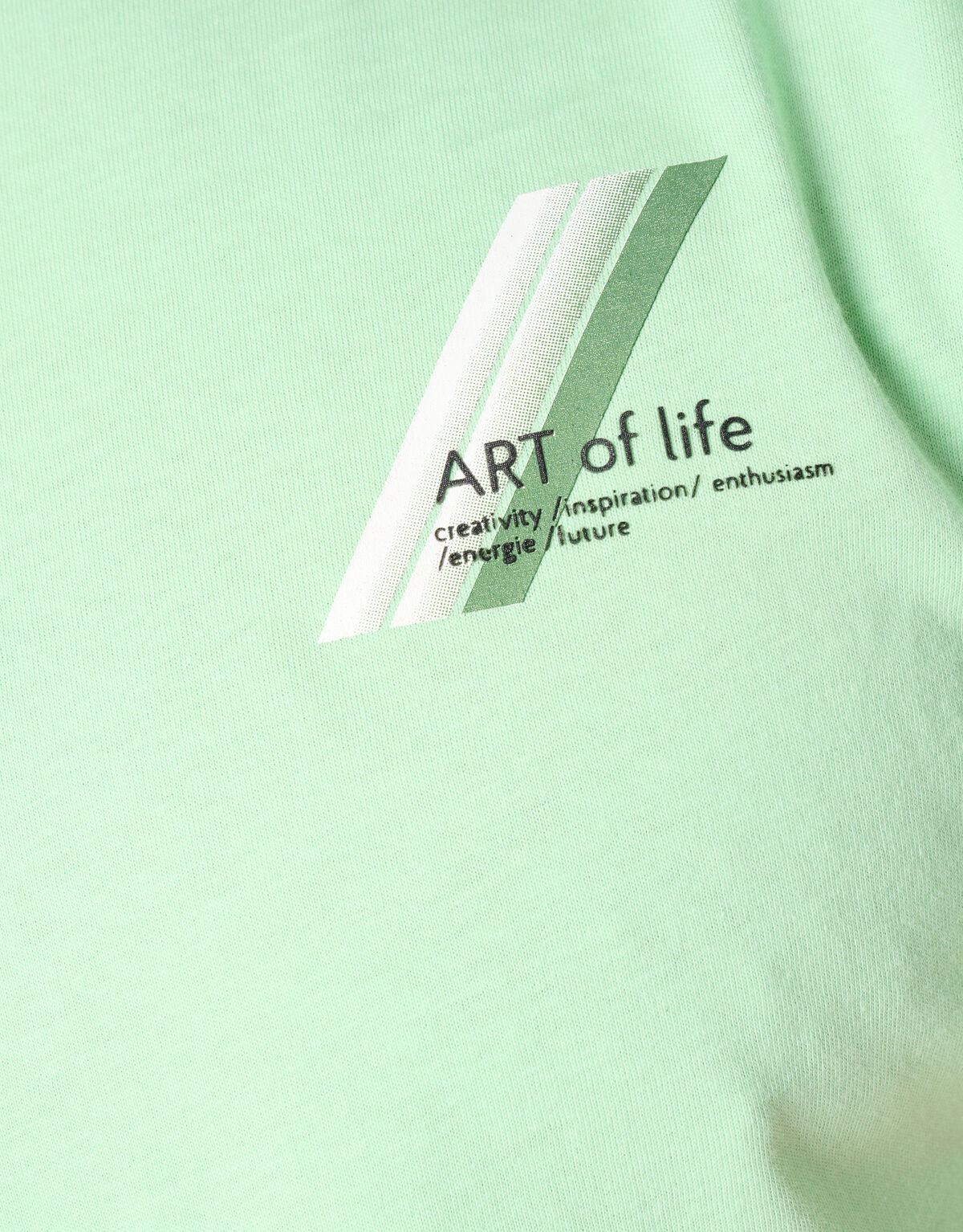 Artwork T-shirt Lichtgroen SHOEBY MEN