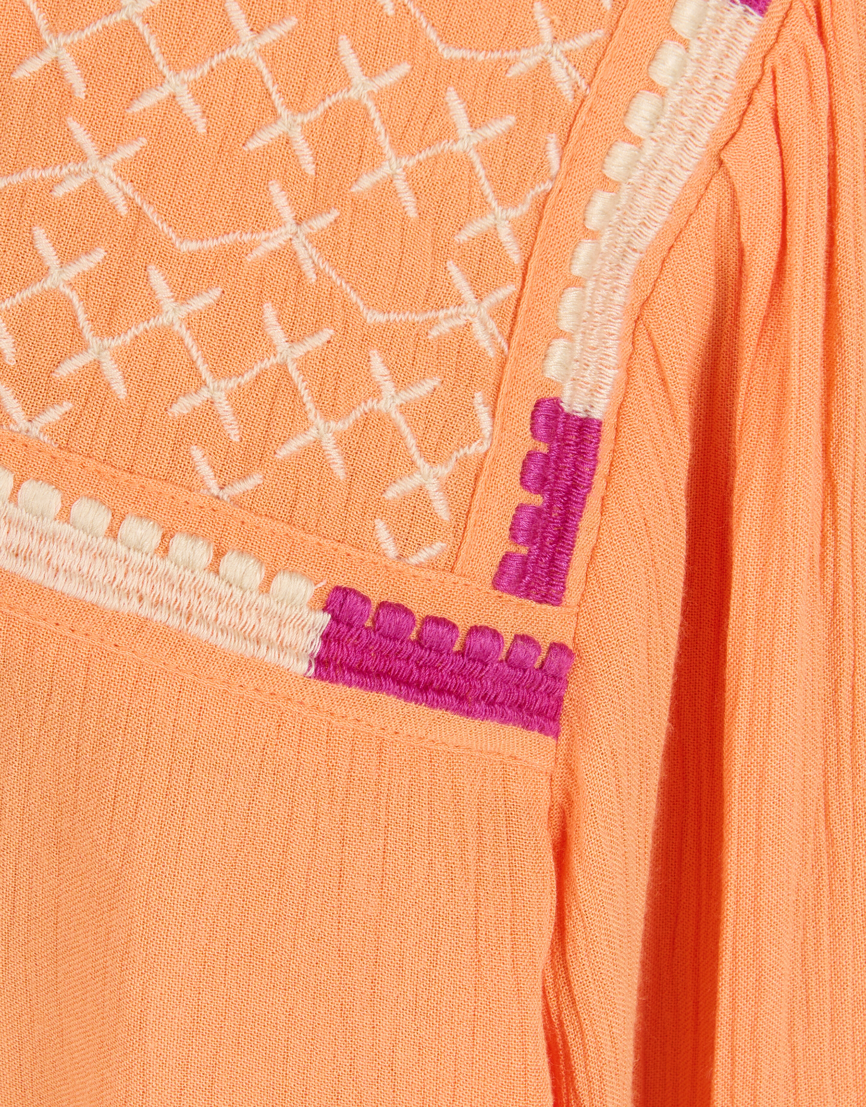Embroidery Blouse Oranje SHOEBY GIRLS