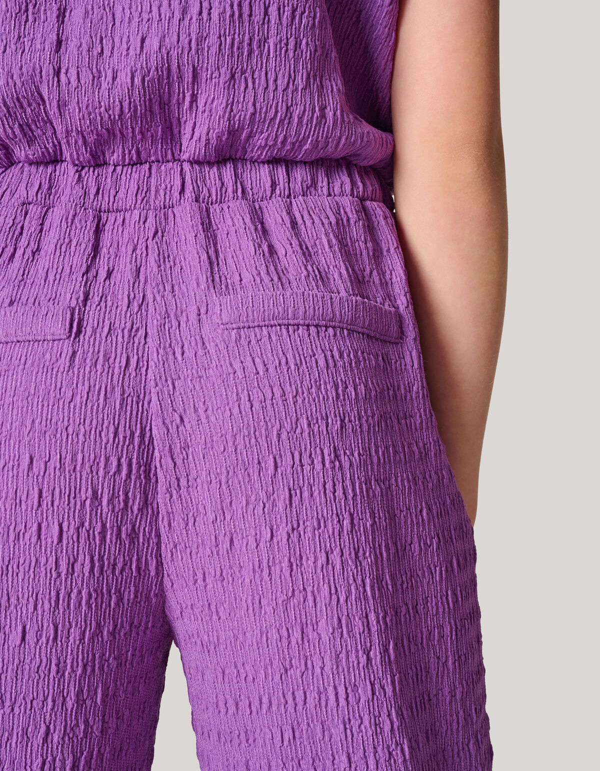 Crochet Jumpsuit Donkerpaars SHOEBY GIRLS