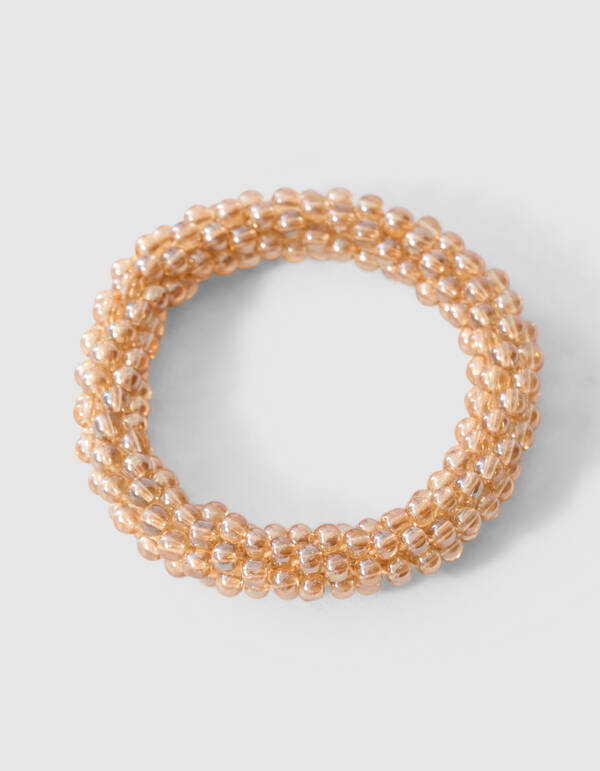 Beaded Haarelastiek Goud SHOEBY ACCESSOIRES