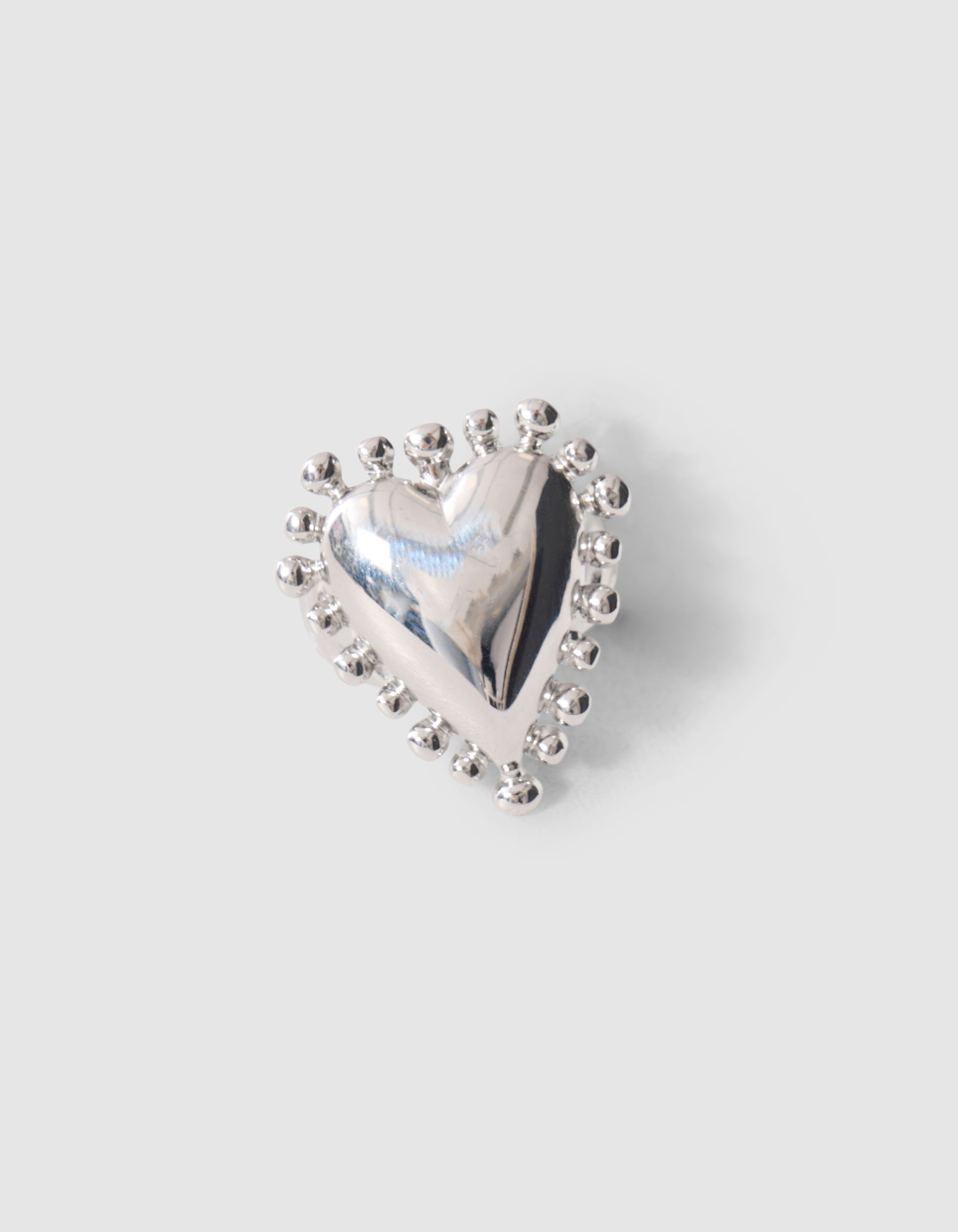 Dotted Heart Ring Zilver SHOEBY ACCESSOIRES