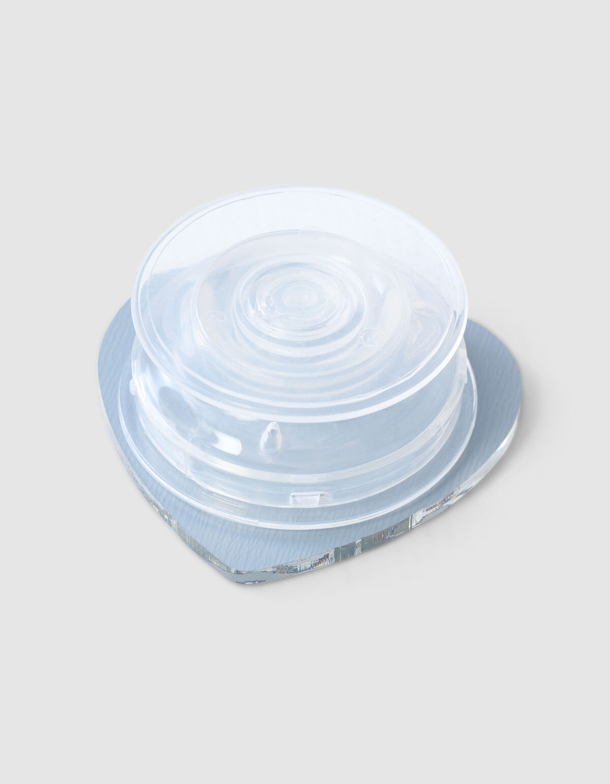 Heart Telefoon Houder Zilver SHOEBY ACCESSOIRES