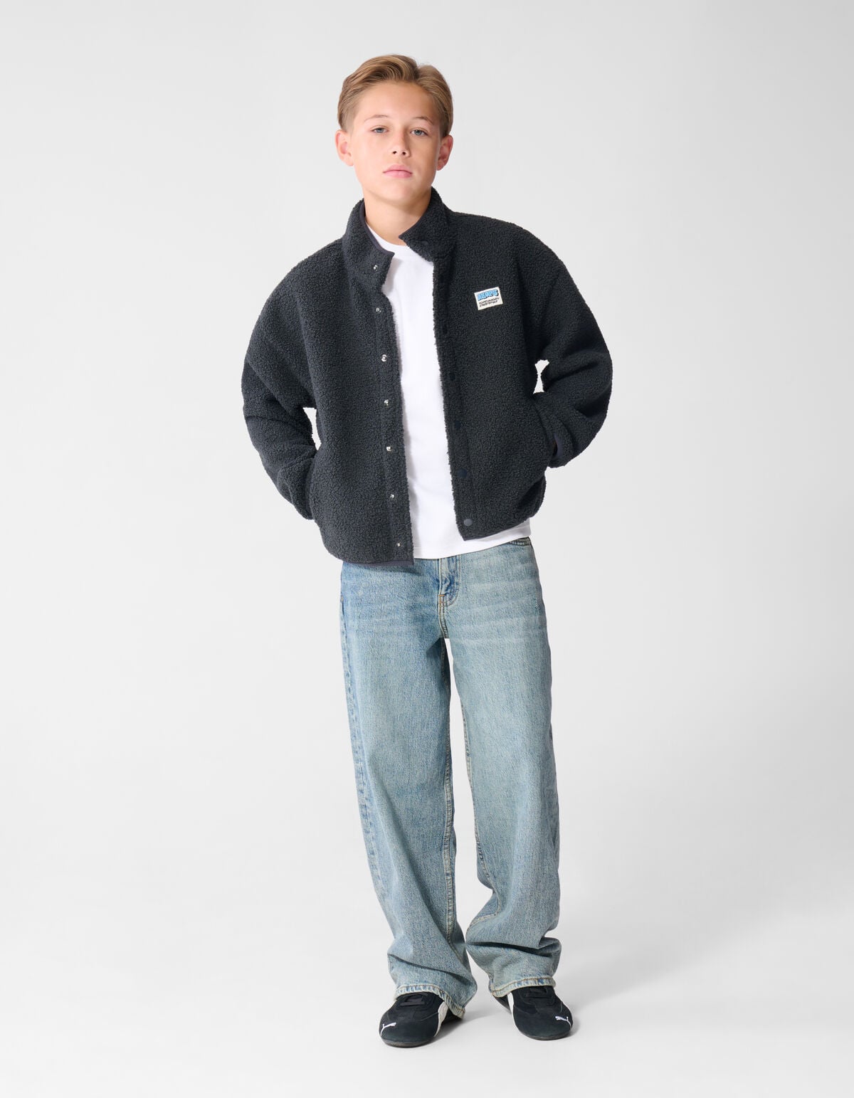 Relaxed Teddy Jas Donkergrijs SHOEBY BOYS