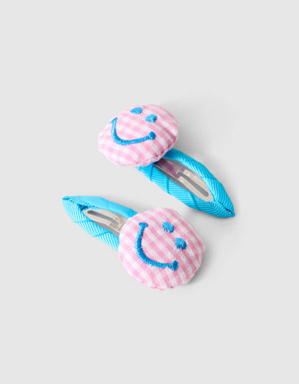 Smile Haarclip Blauw SHOEBY ACCESSOIRES