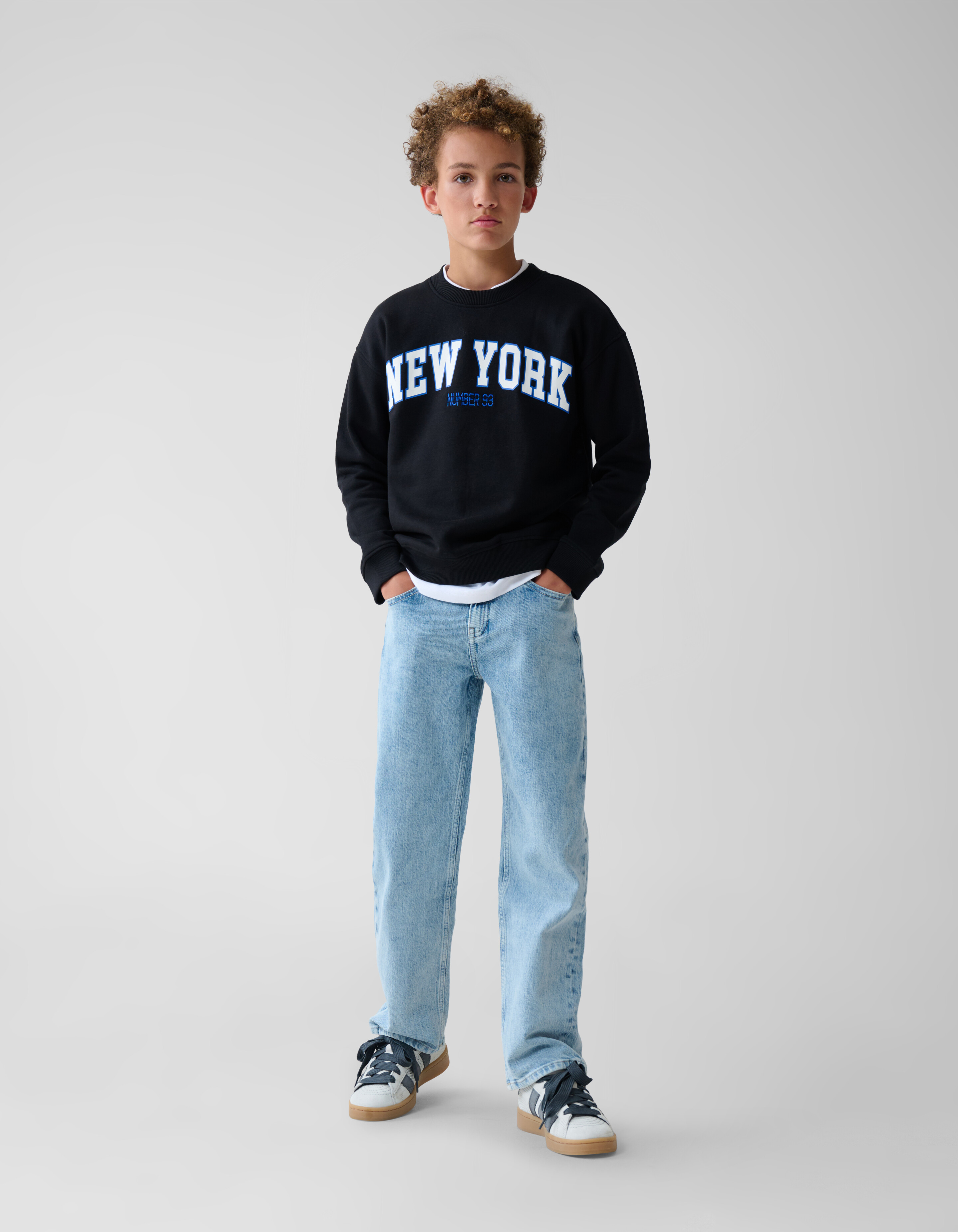 Artwork Sweater Zwart SHOEBY BOYS