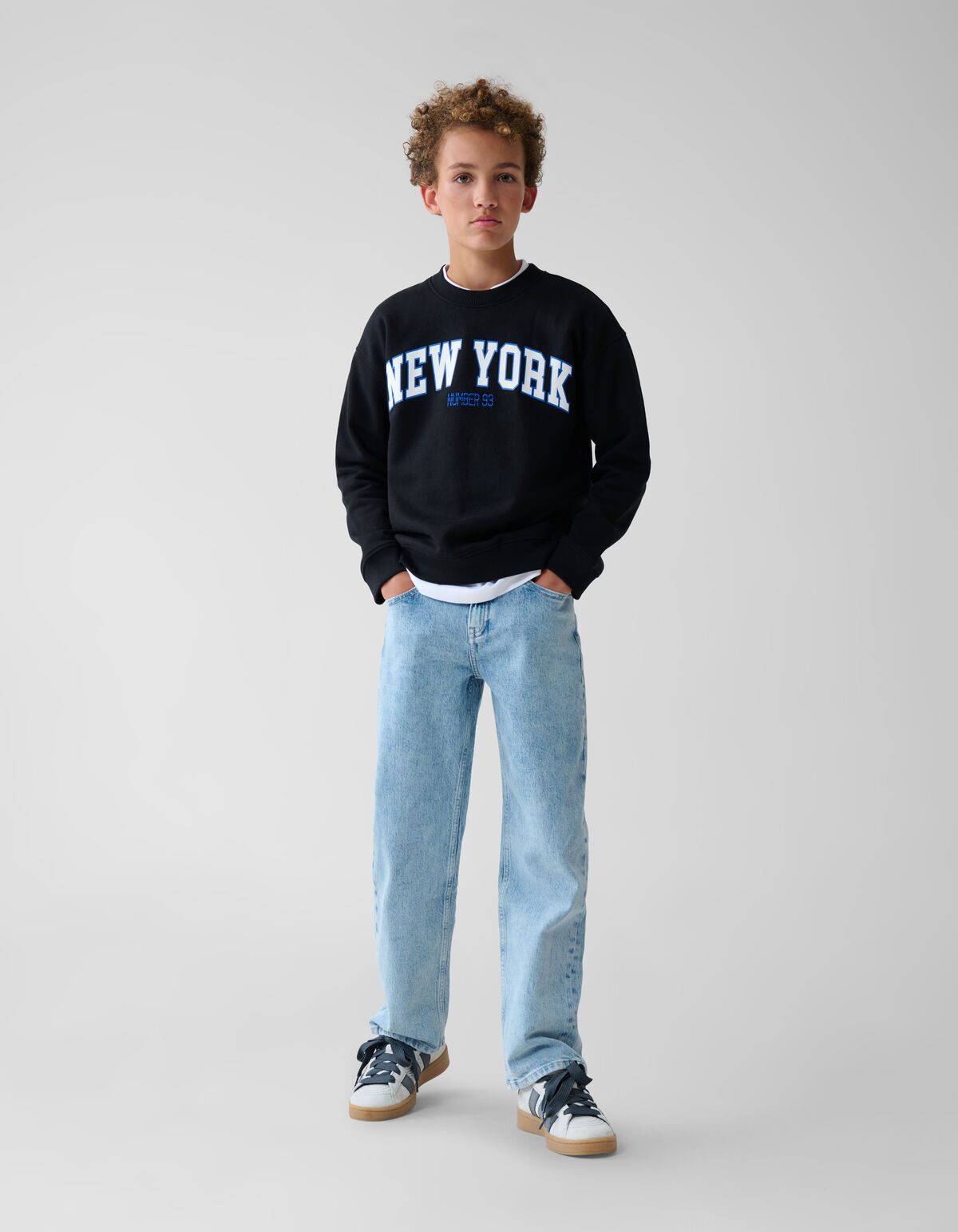 Artwork Sweater Zwart SHOEBY BOYS