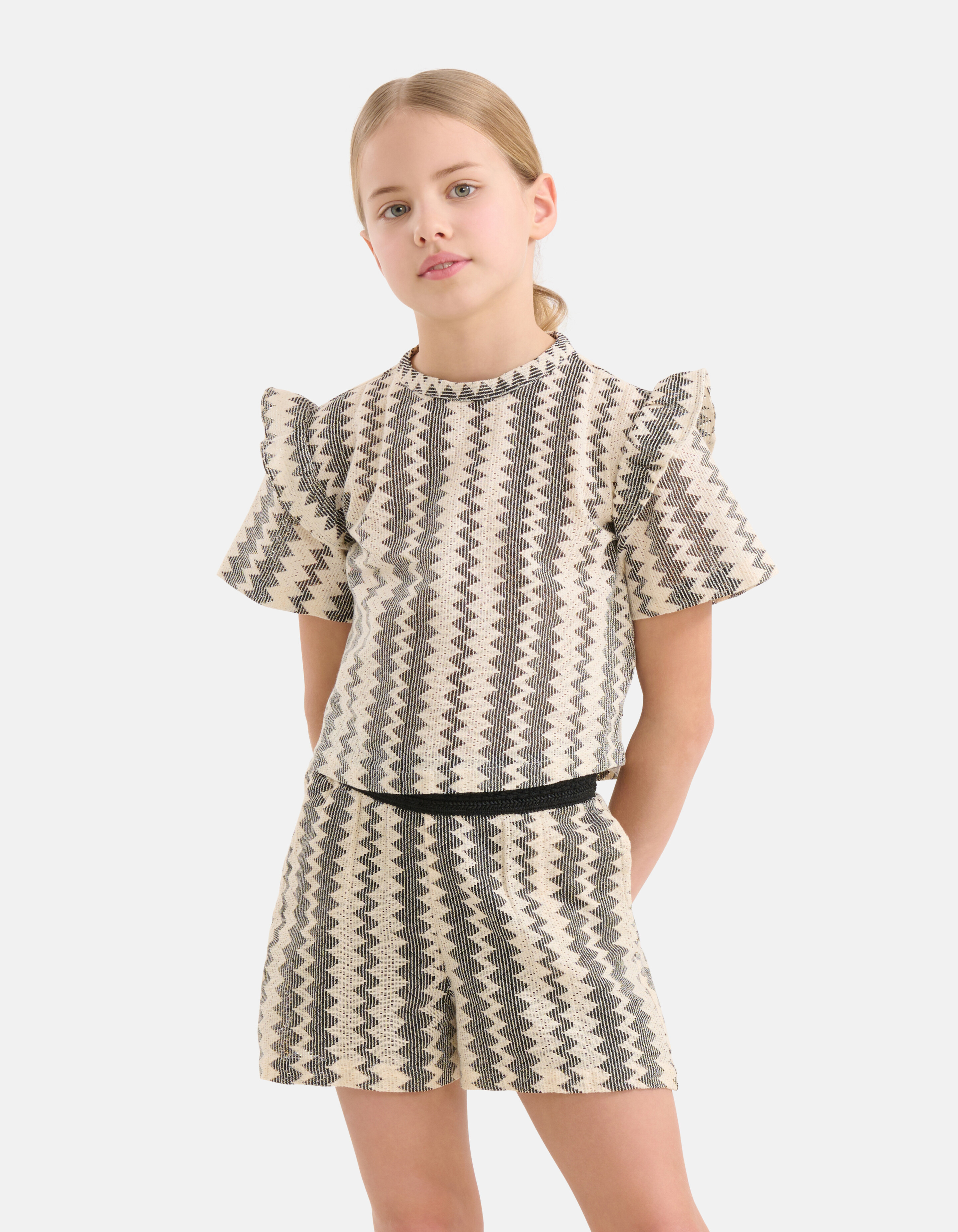 Crochet Top Zwart SHOEBY GIRLS