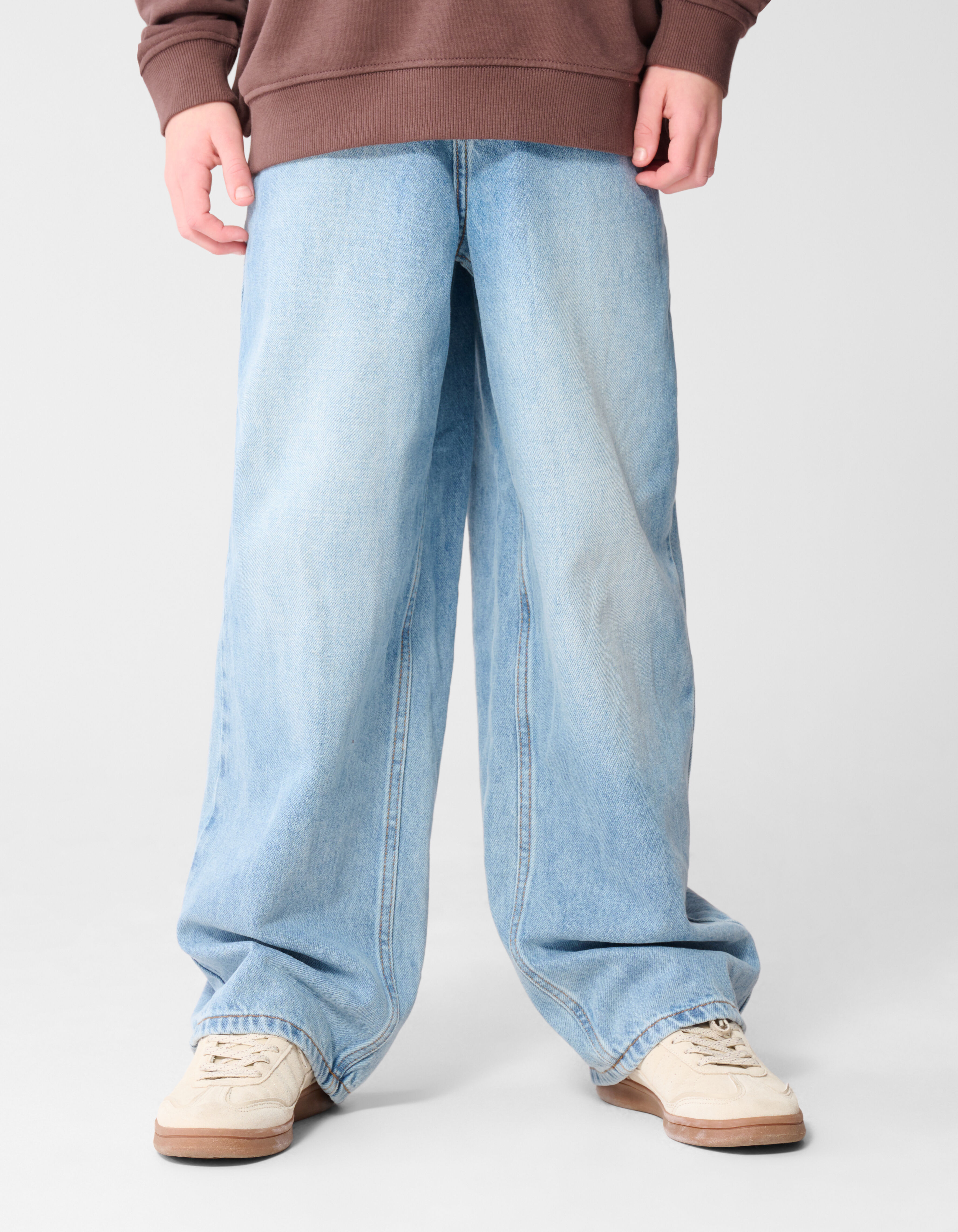 Ultra Baggy Fit Jeans Mediumstone | Shoeby