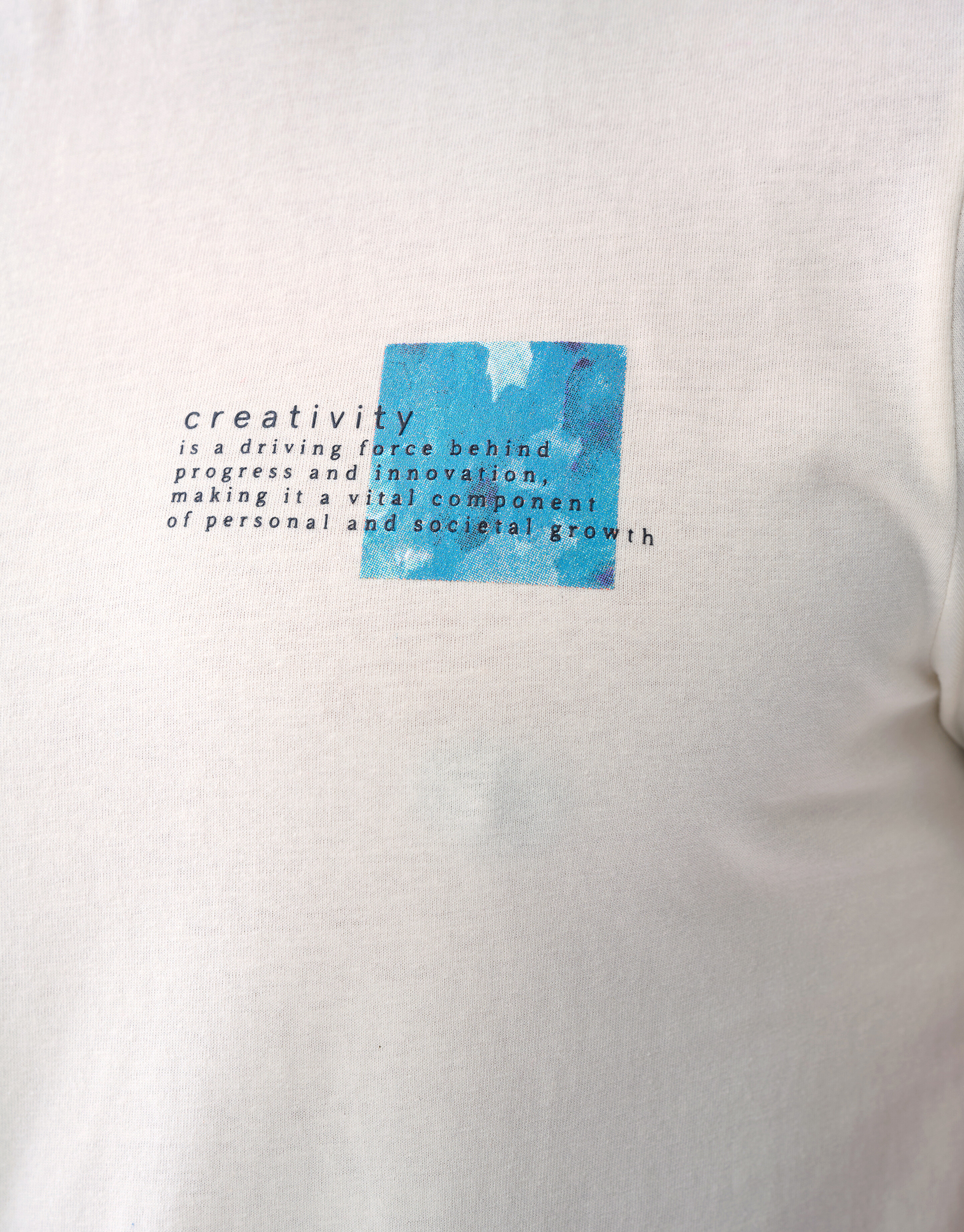 Artwork T-shirt Gebroken Wit SHOEBY MEN