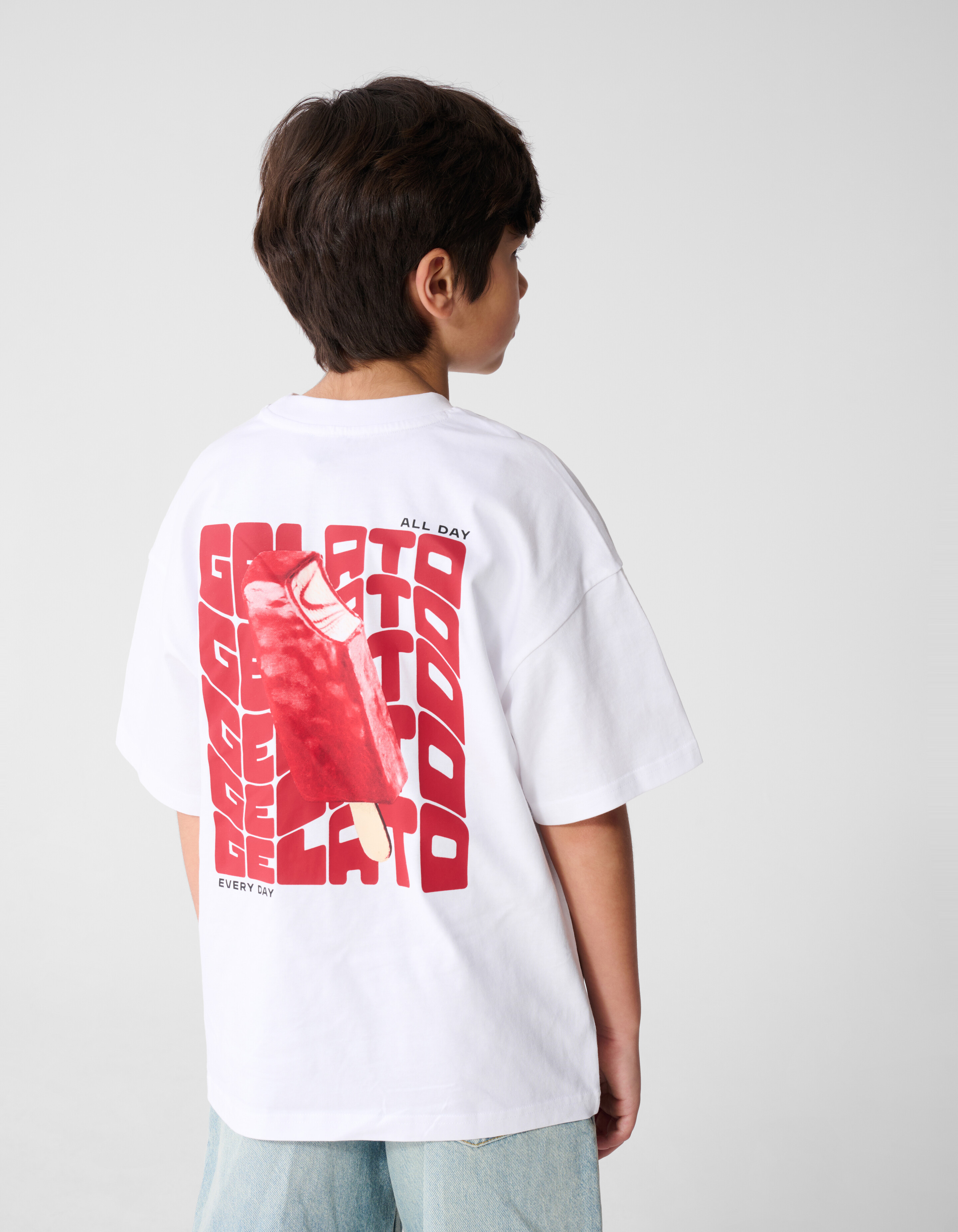 Gelato Artwork T-shirt Wit SHOEBY BOYS